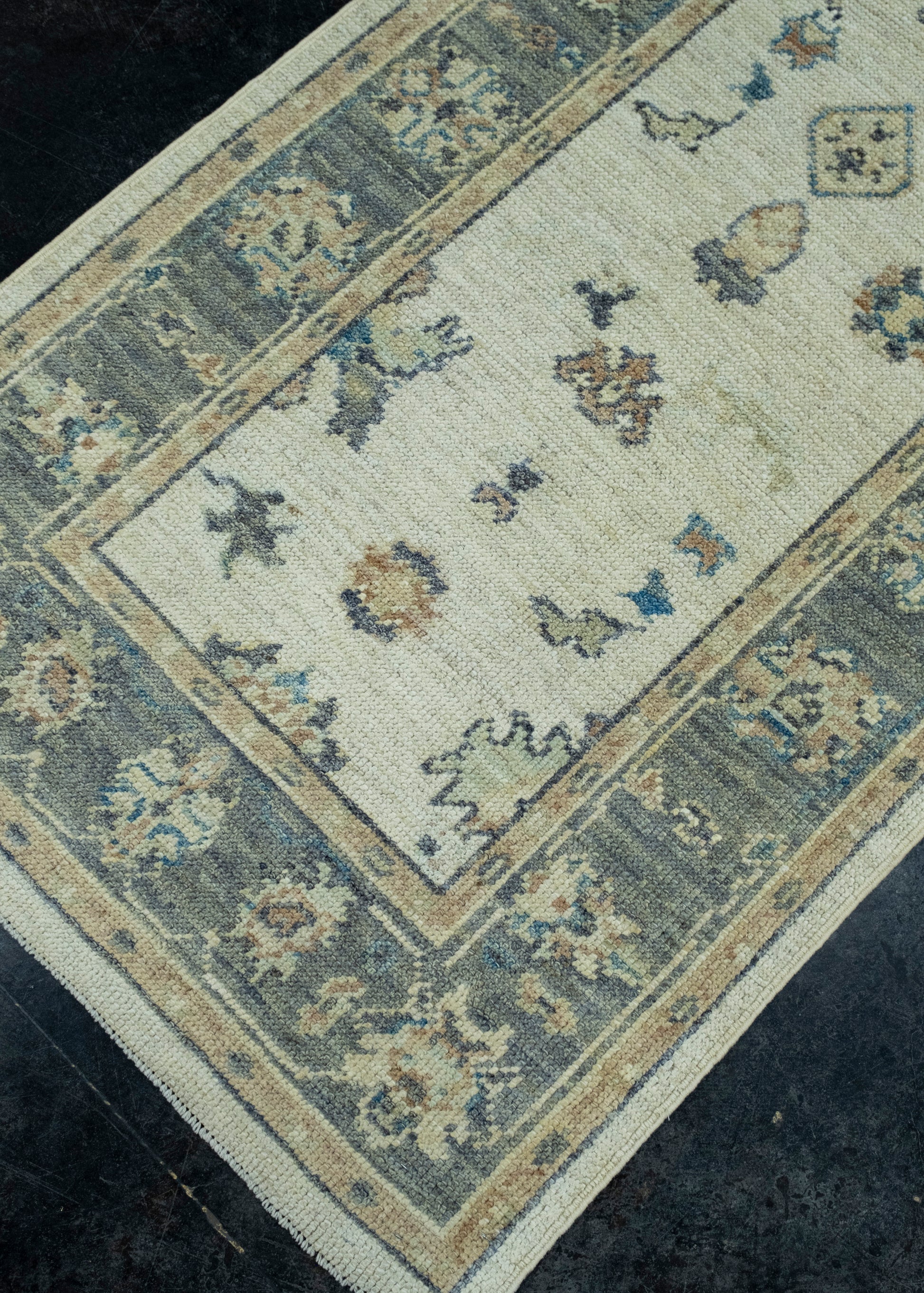 Turkish Oushak Runner Rug 2'9" x 16'3" #17722