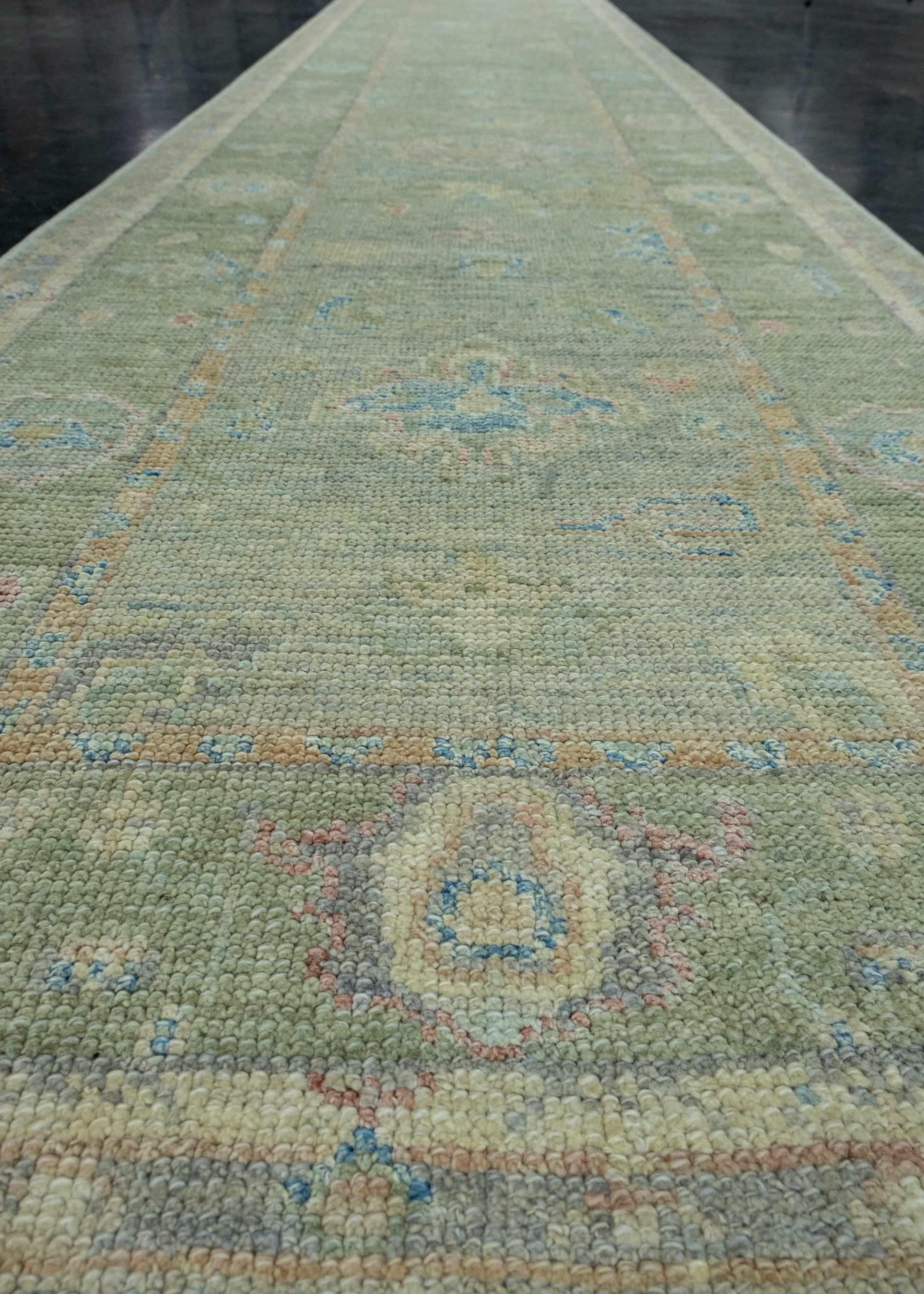Turkish Oushak Runner Rug 2'11" x 16' #17941