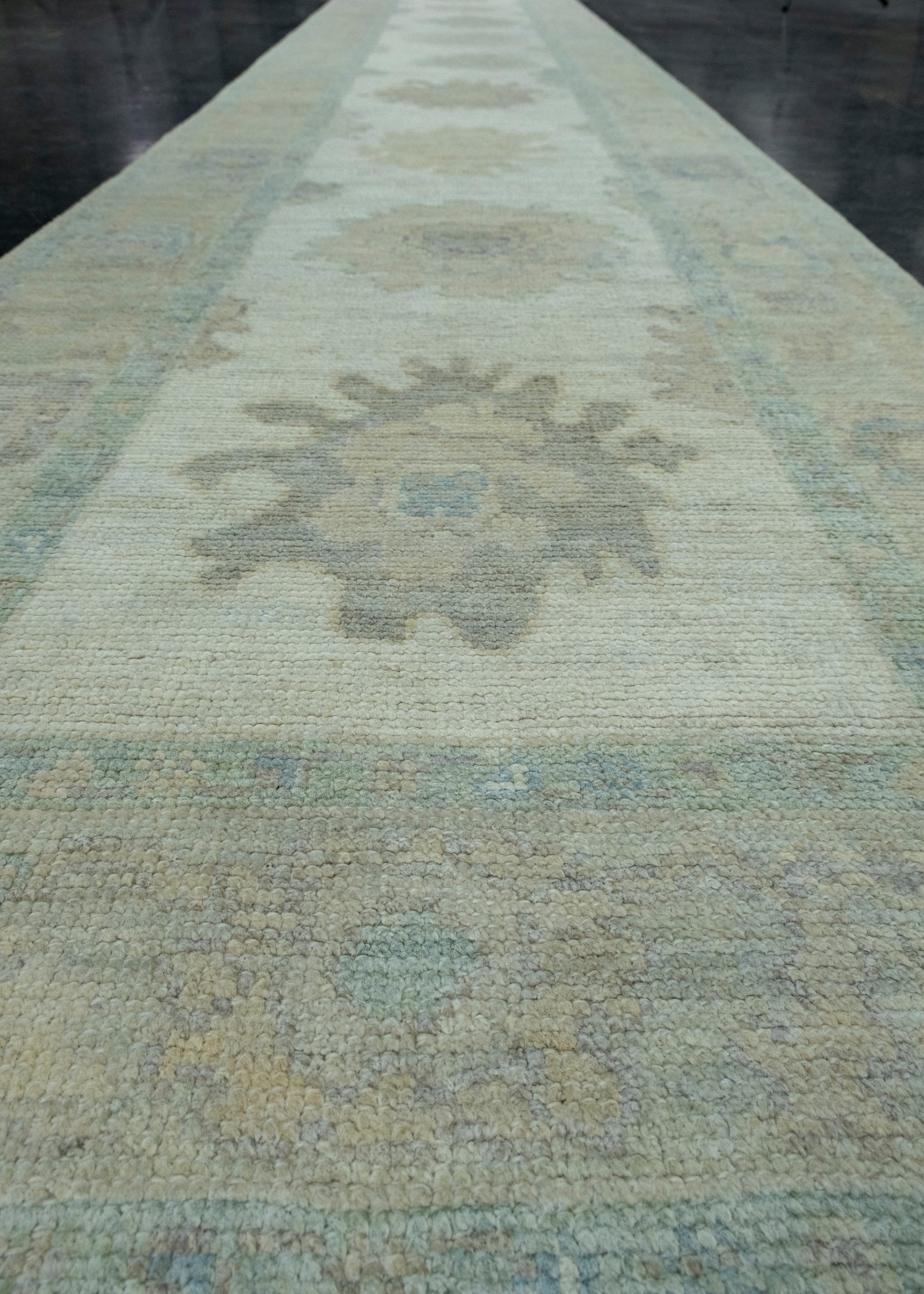 Turkish Oushak Runner Rug 2'10" x 16'6" #17301