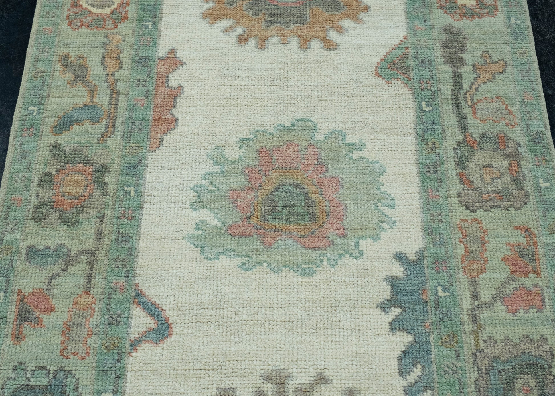 Turkish Oushak Runner Rug 2'10" x 18'9" #17360
