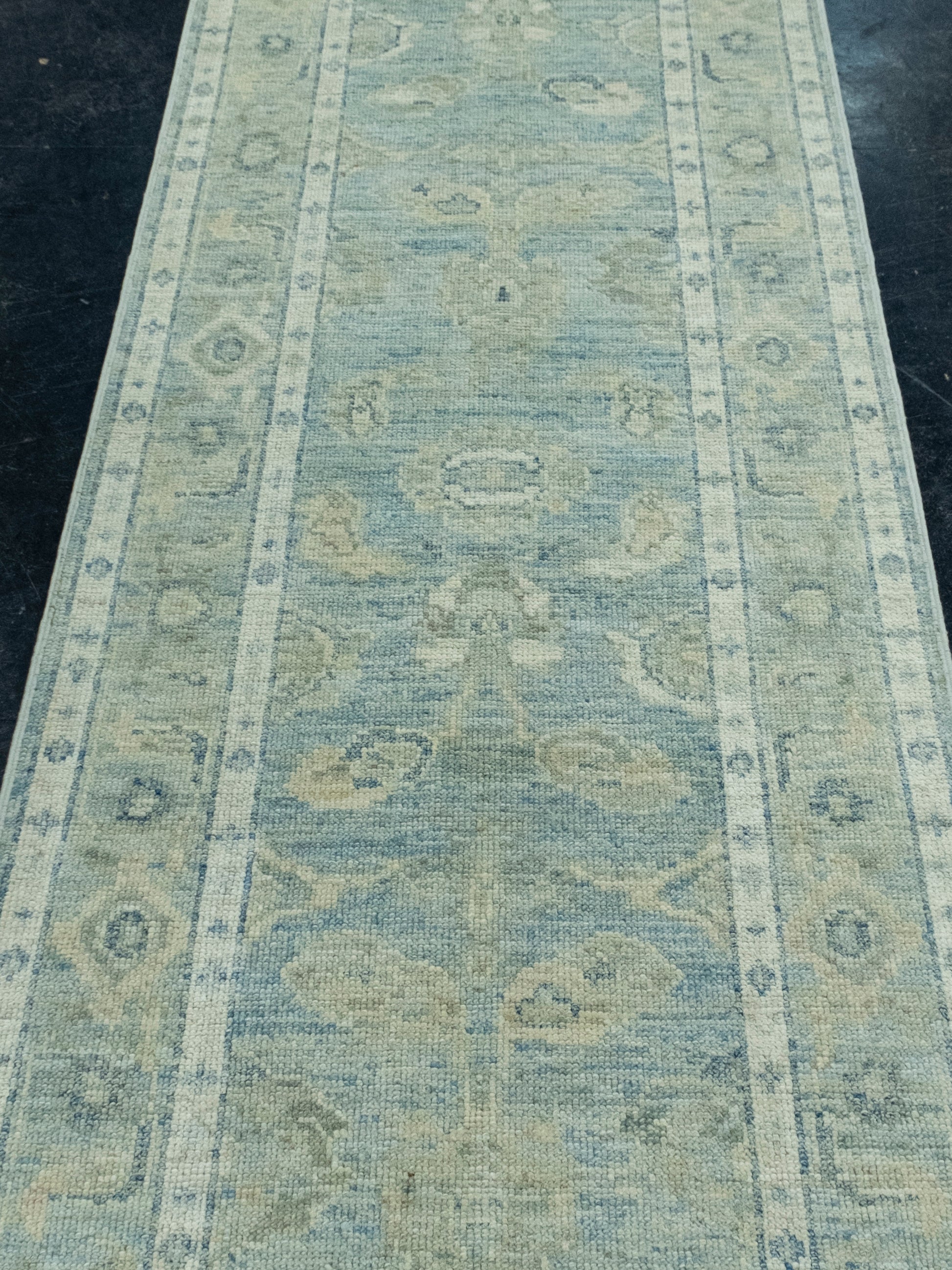 Turkish Oushak Runner Rug 2'9" x 16'3" #17818