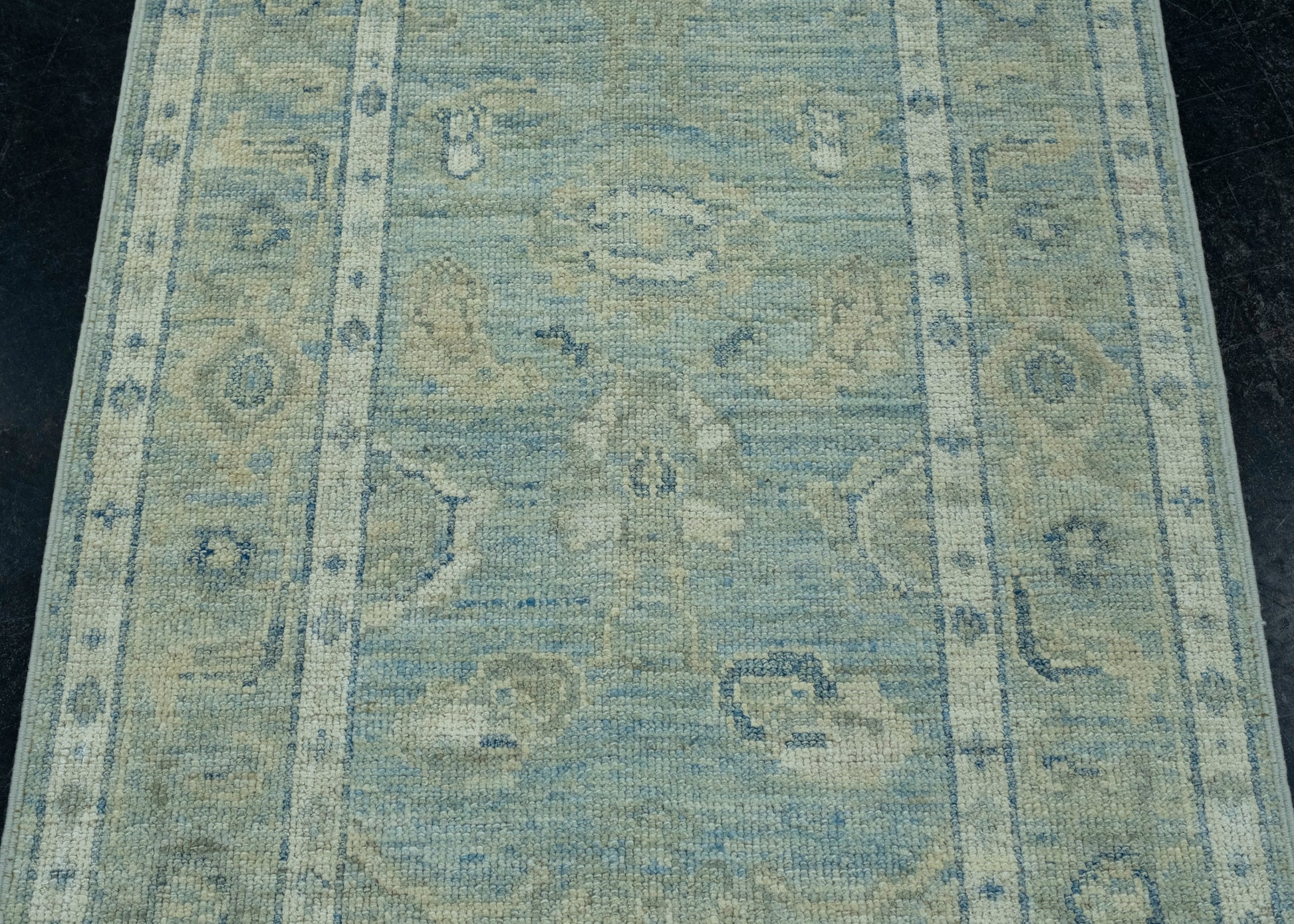 Turkish Oushak Runner Rug 2'9" x 16'3" #17818