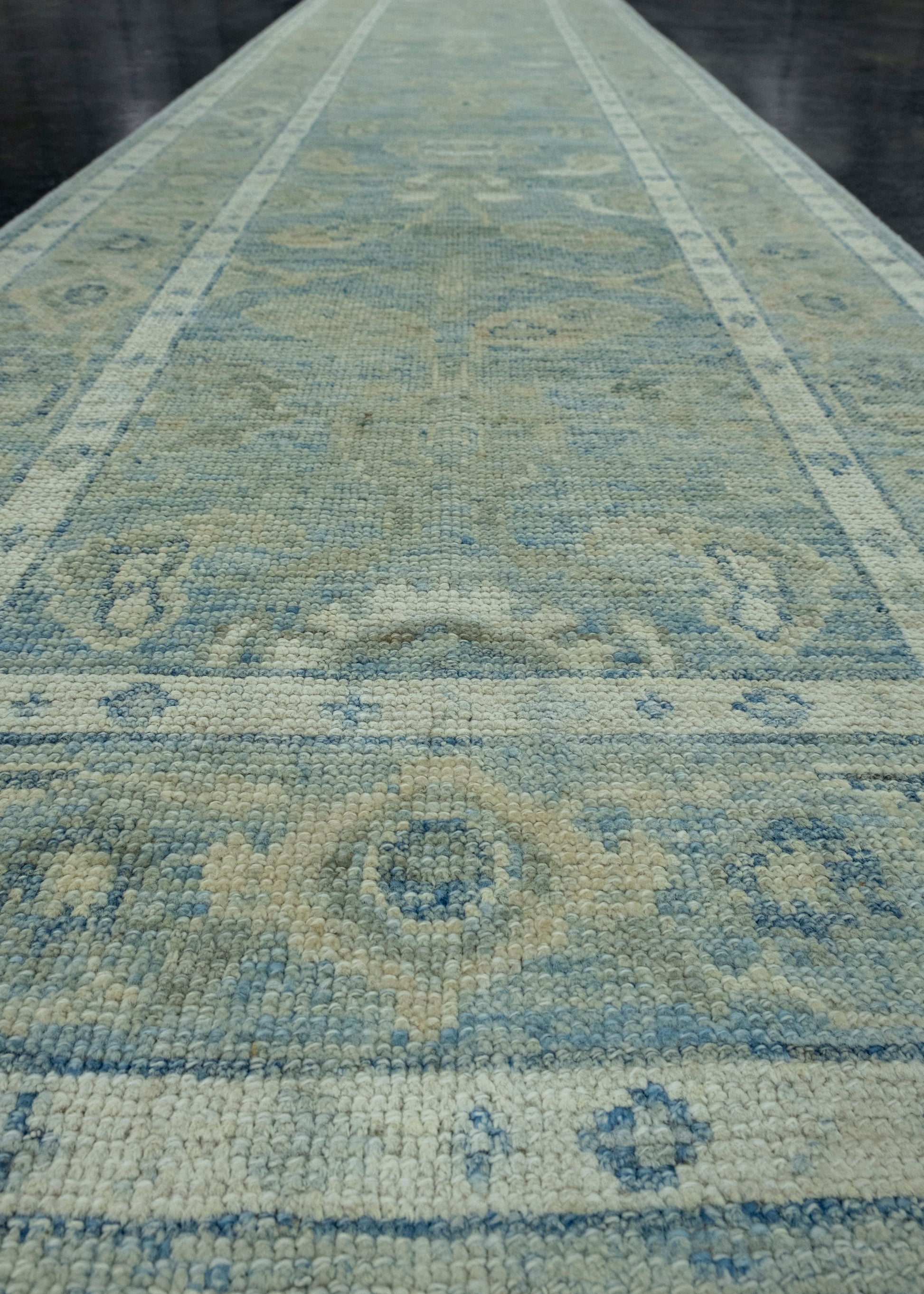 Turkish Oushak Runner Rug 2'9" x 16'3" #17818