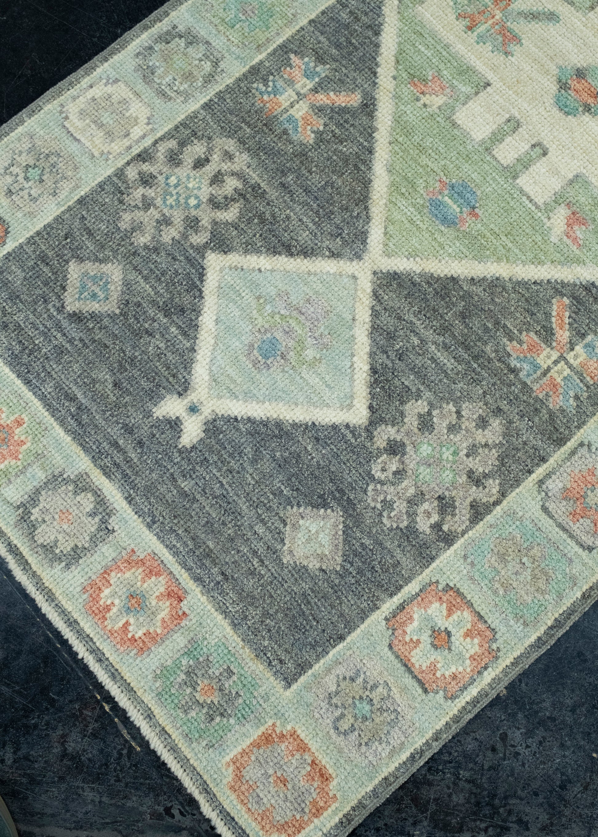 Turkish Oushak Runner Rug 3' x 16'5" #17241