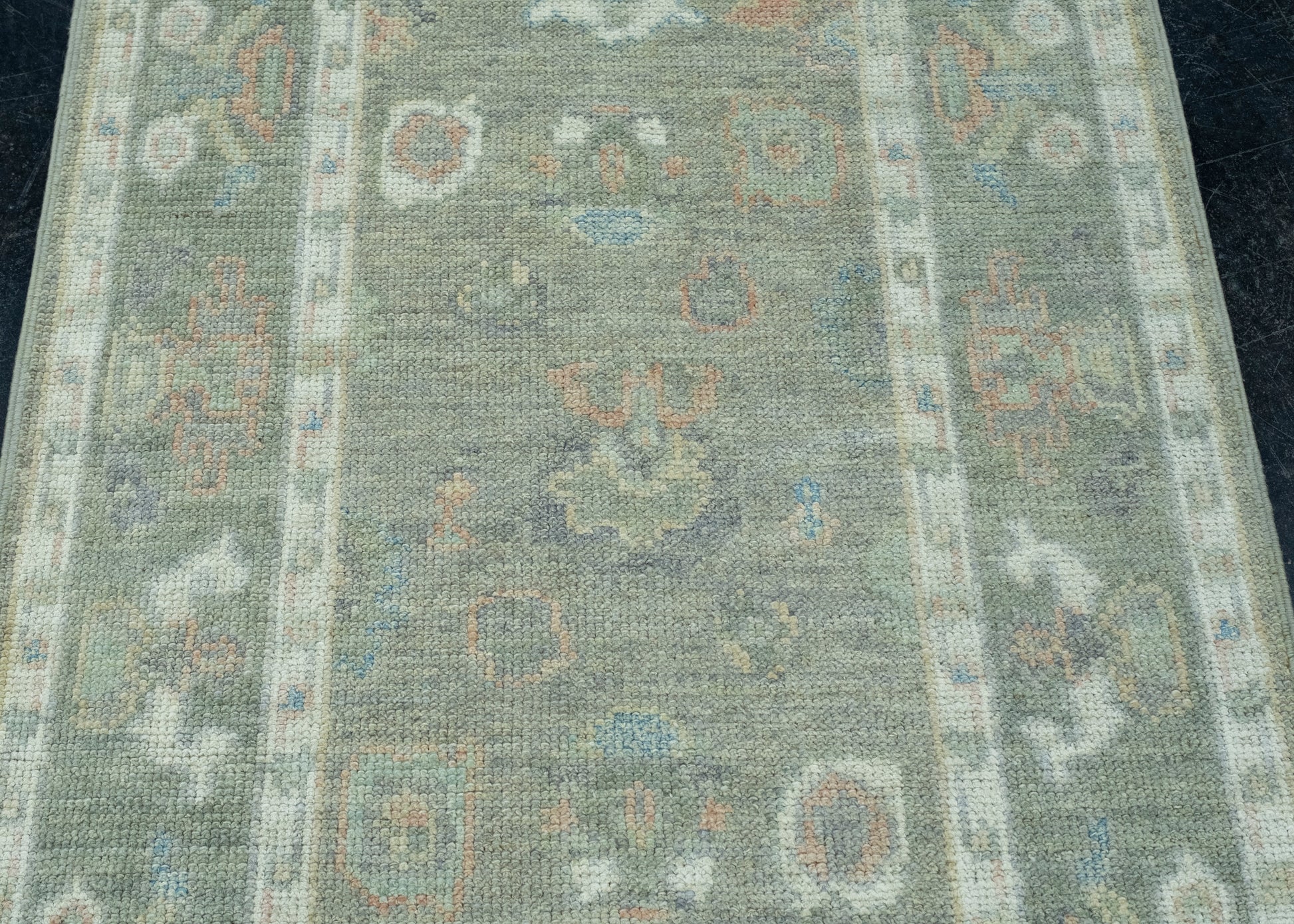 Turkish Oushak Runner Rug 2'11" x 16'1" #17847