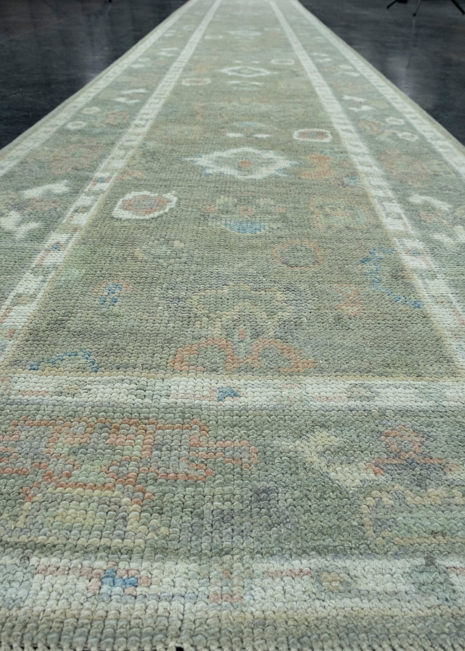 Turkish Oushak Runner Rug 2'11" x 16'1" #17847