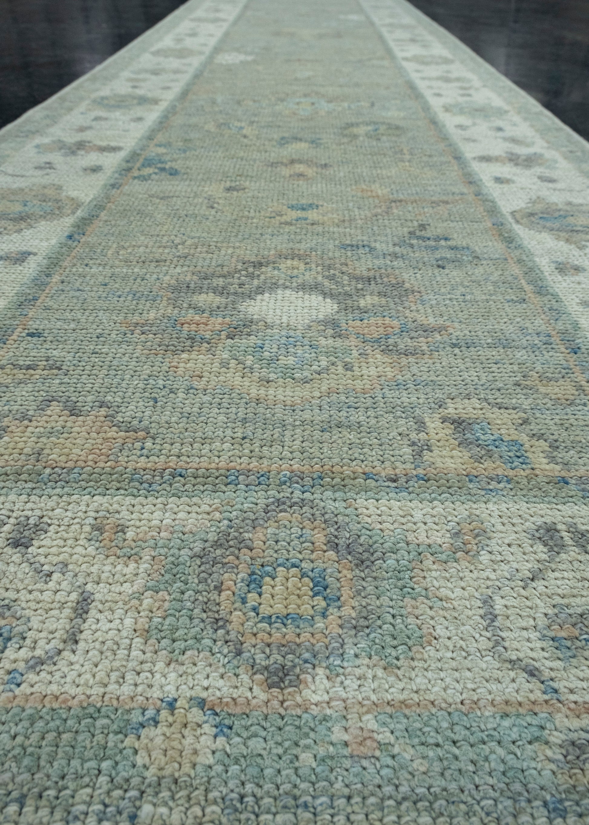 Turkish Oushak Runner Rug 2'10" x 15'11" #17913