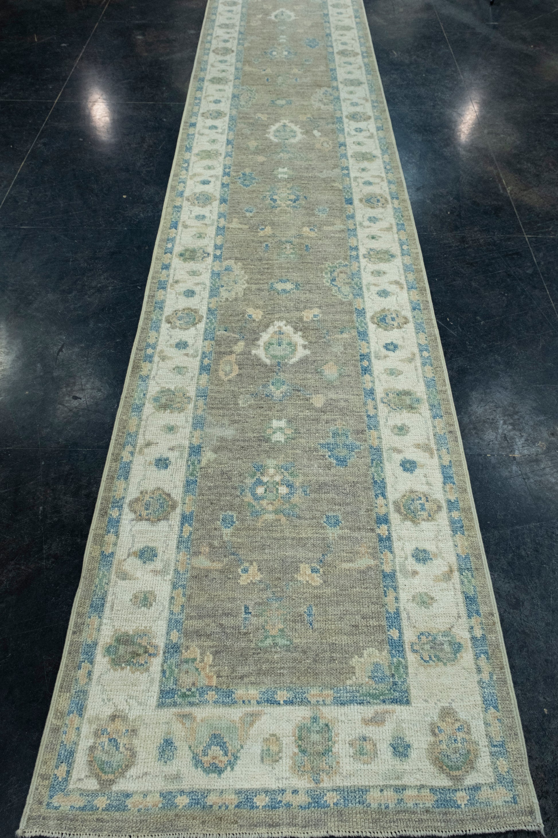 Turkish Oushak Runner Rug 2'10" x 15'11" #17820