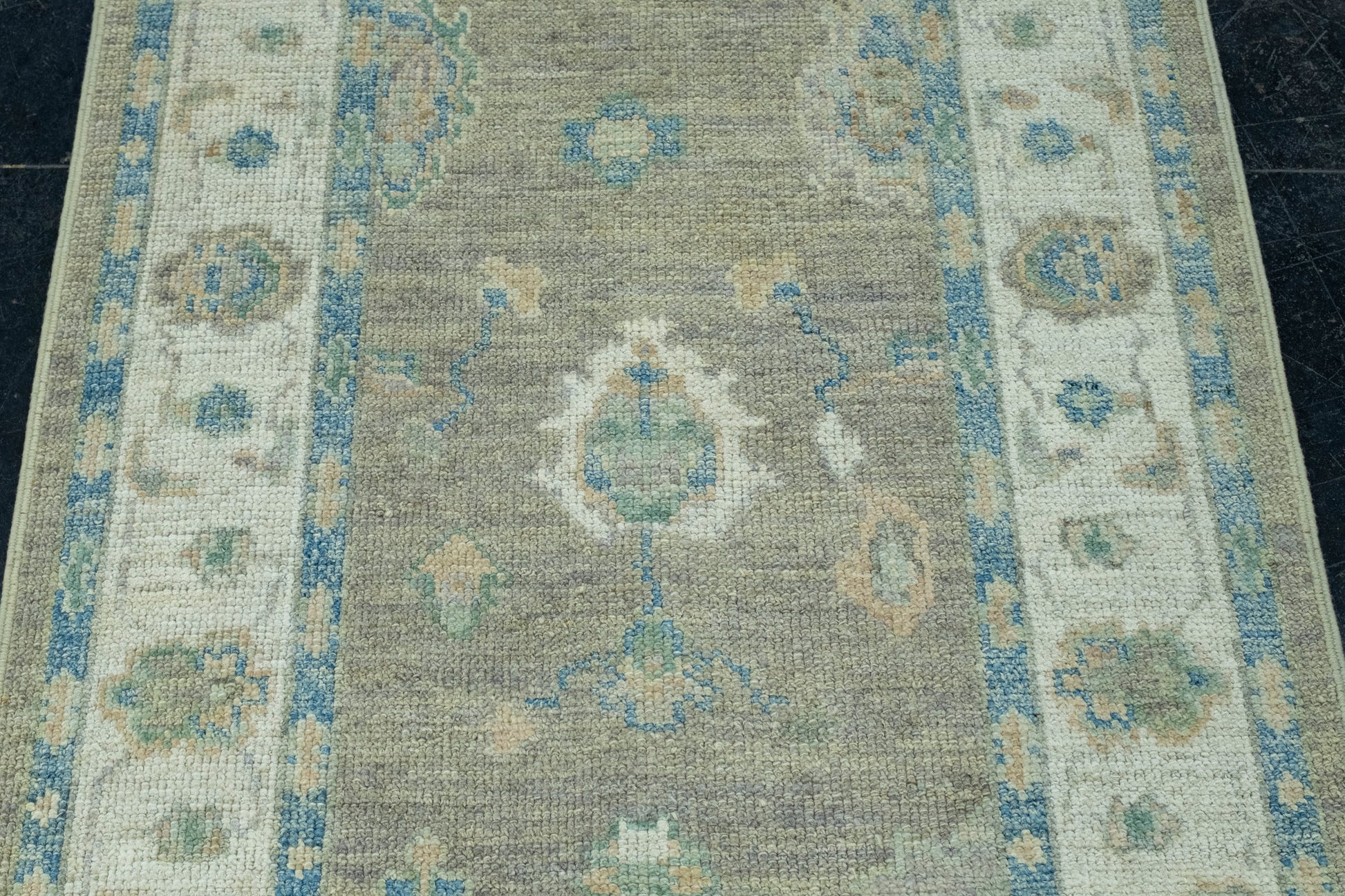 Turkish Oushak Runner Rug 2'10" x 15'11" #17820