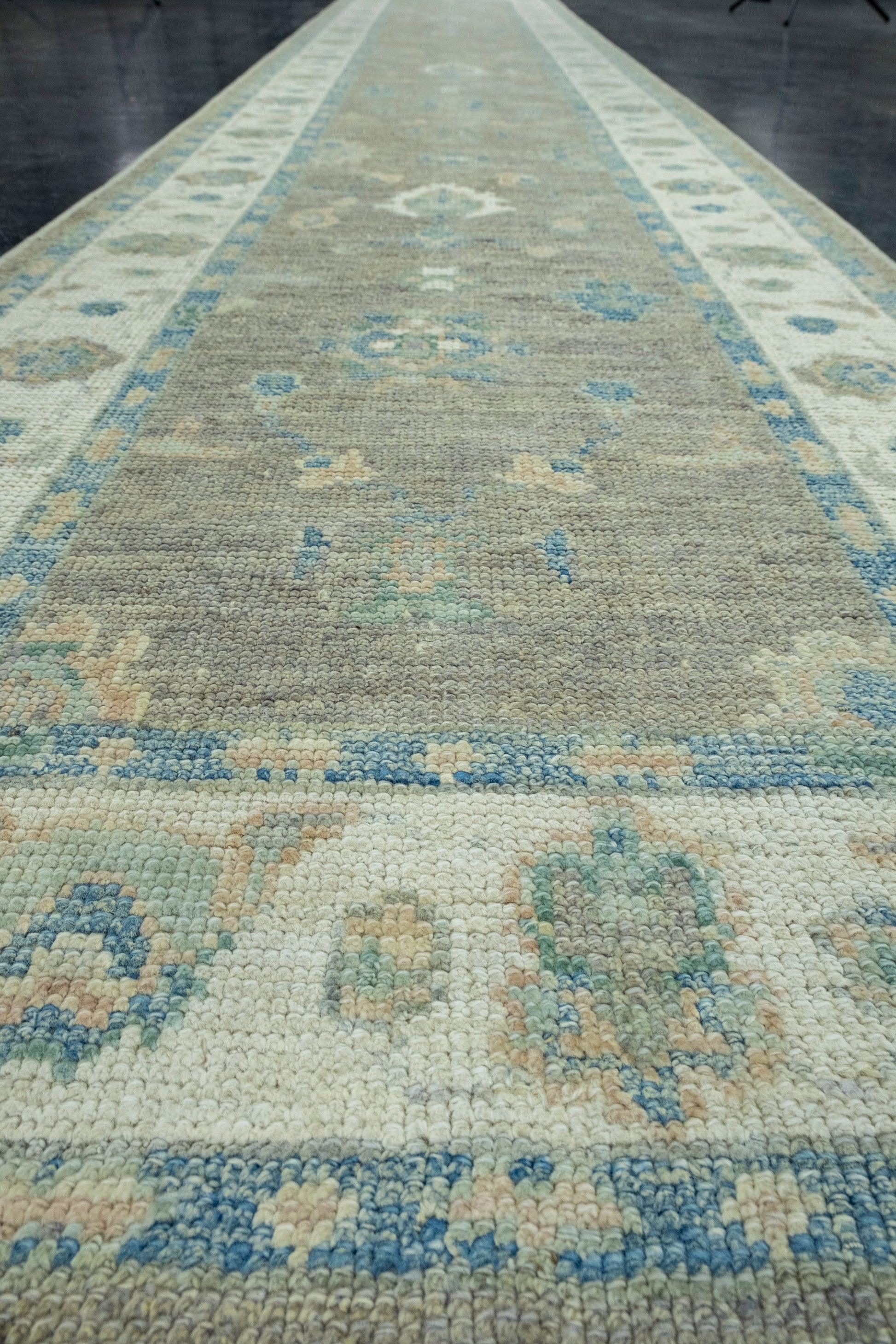 Turkish Oushak Runner Rug 2'10" x 15'11" #17820