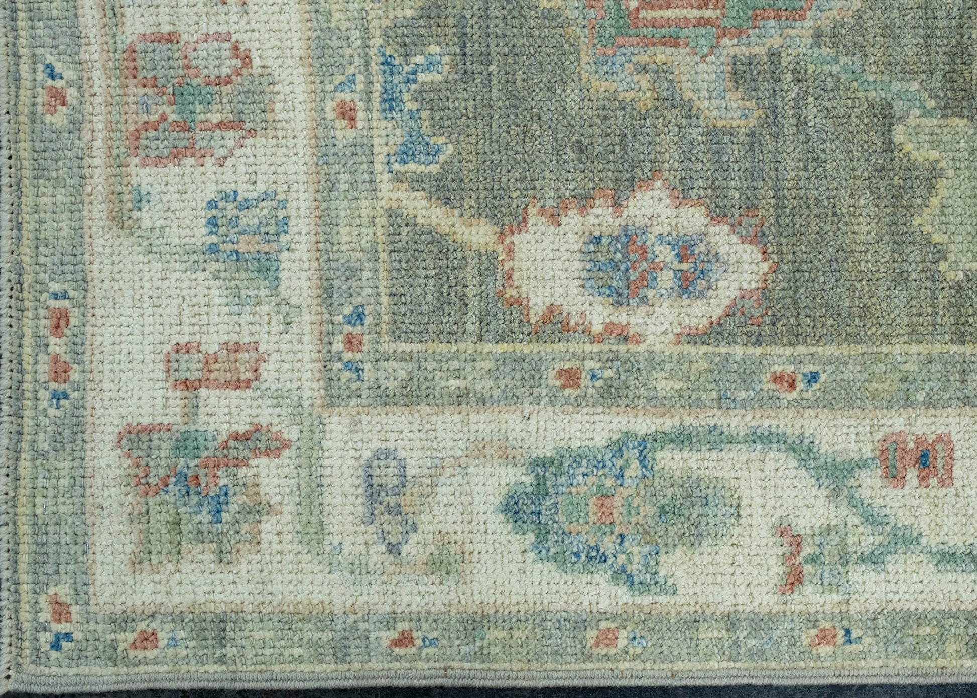 Turkish Oushak Runner Rug 2'9" x 15'10" #17846