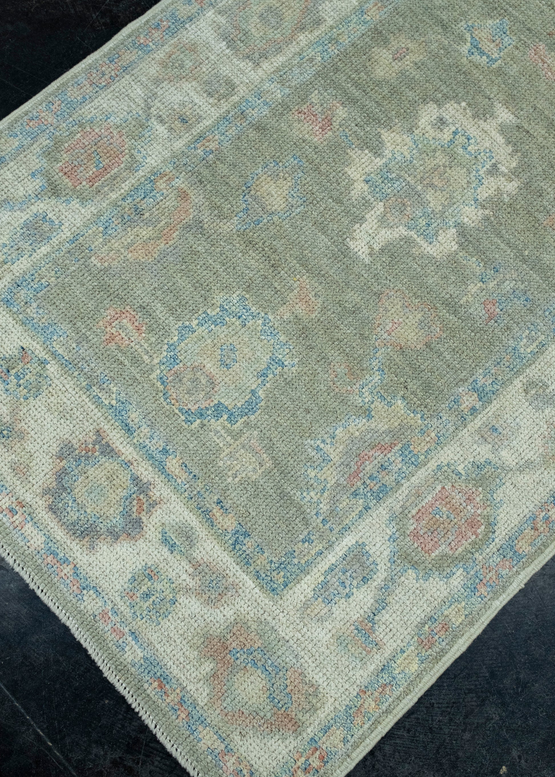 Turkish Oushak Runner Rug 2'10" x 15'11" #17901