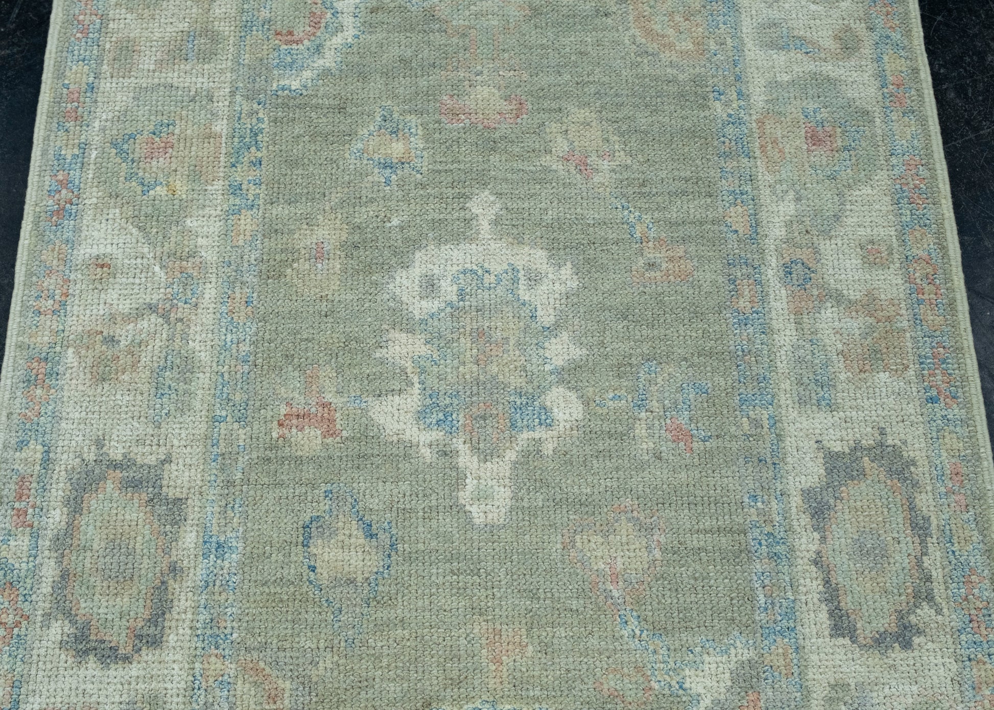 Turkish Oushak Runner Rug 2'10" x 15'11" #17901
