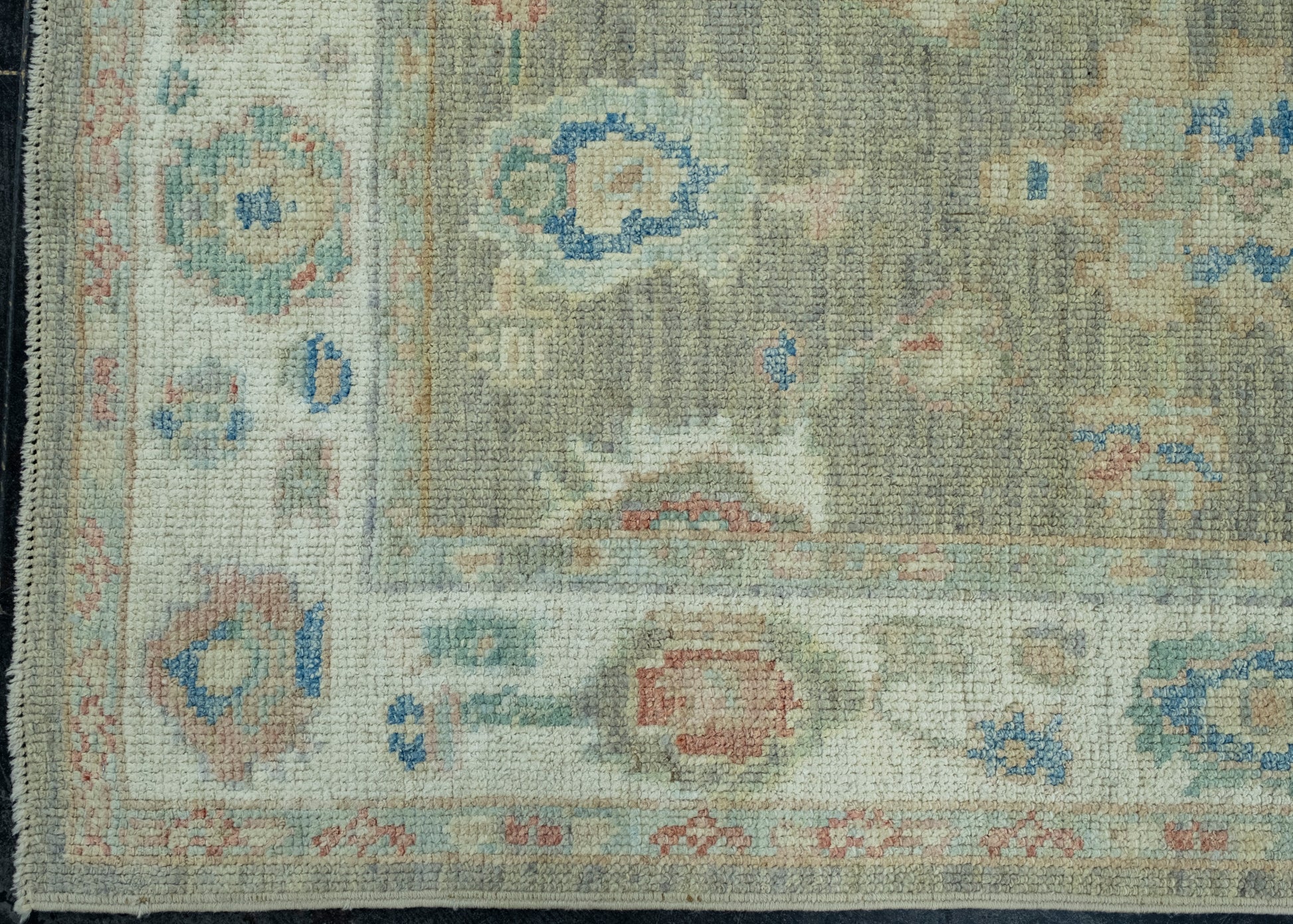 Turkish Oushak Runner Rug 2'10" x 16'3" #17821