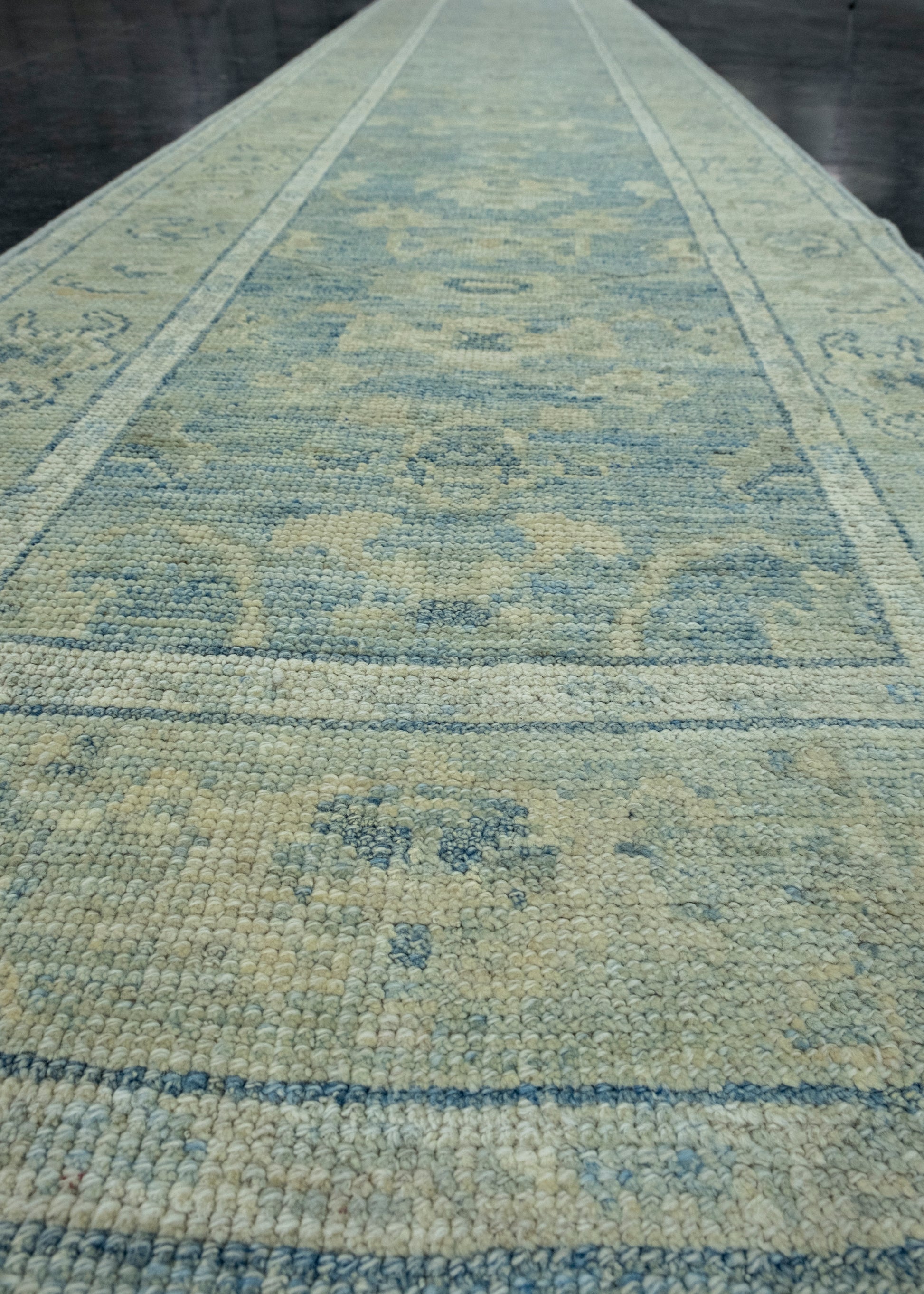 Turkish Oushak Runner Rug 2'9" x 16'3" #17834