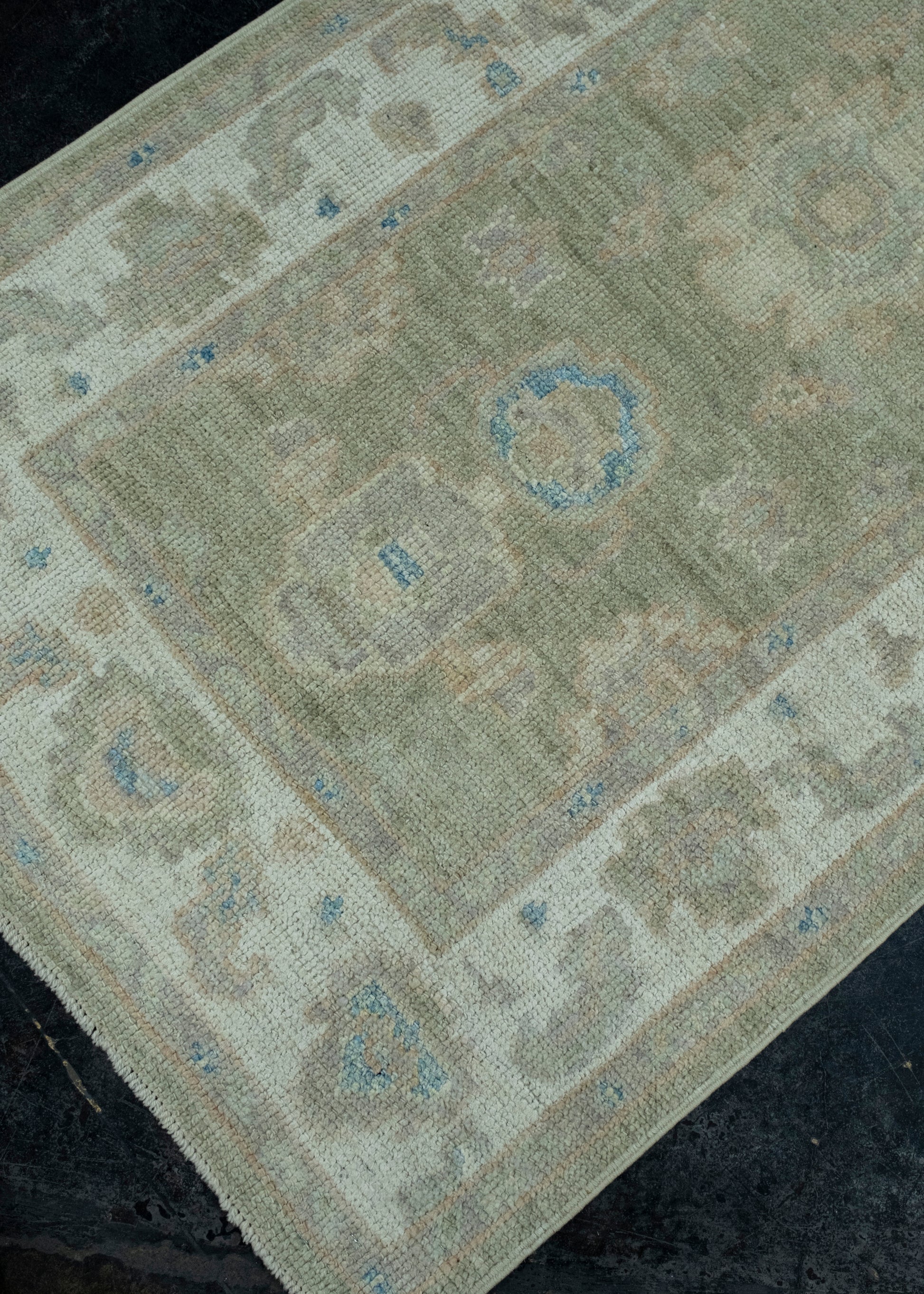 Turkish Oushak Runner Rug 2'10" x 16'1" #17937