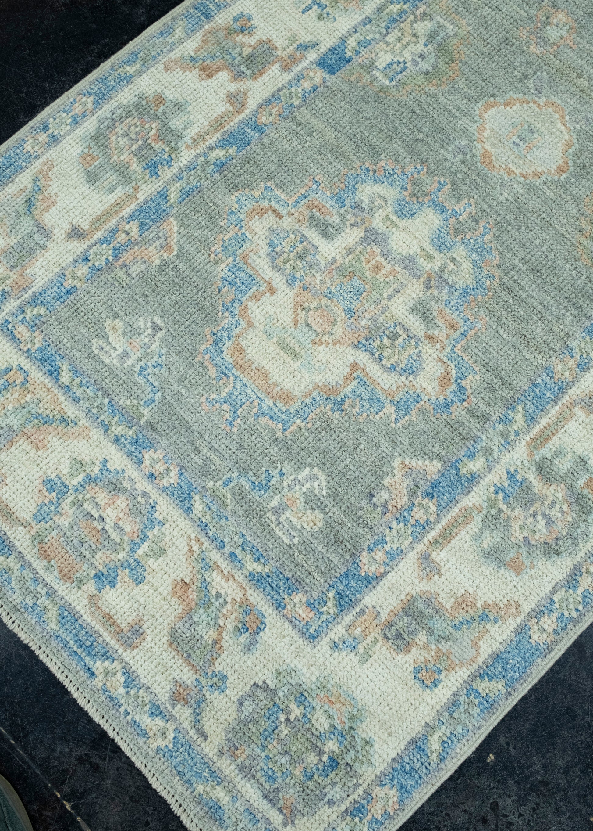 Turkish Oushak Runner Rug 2'10" x 16'1" #17746