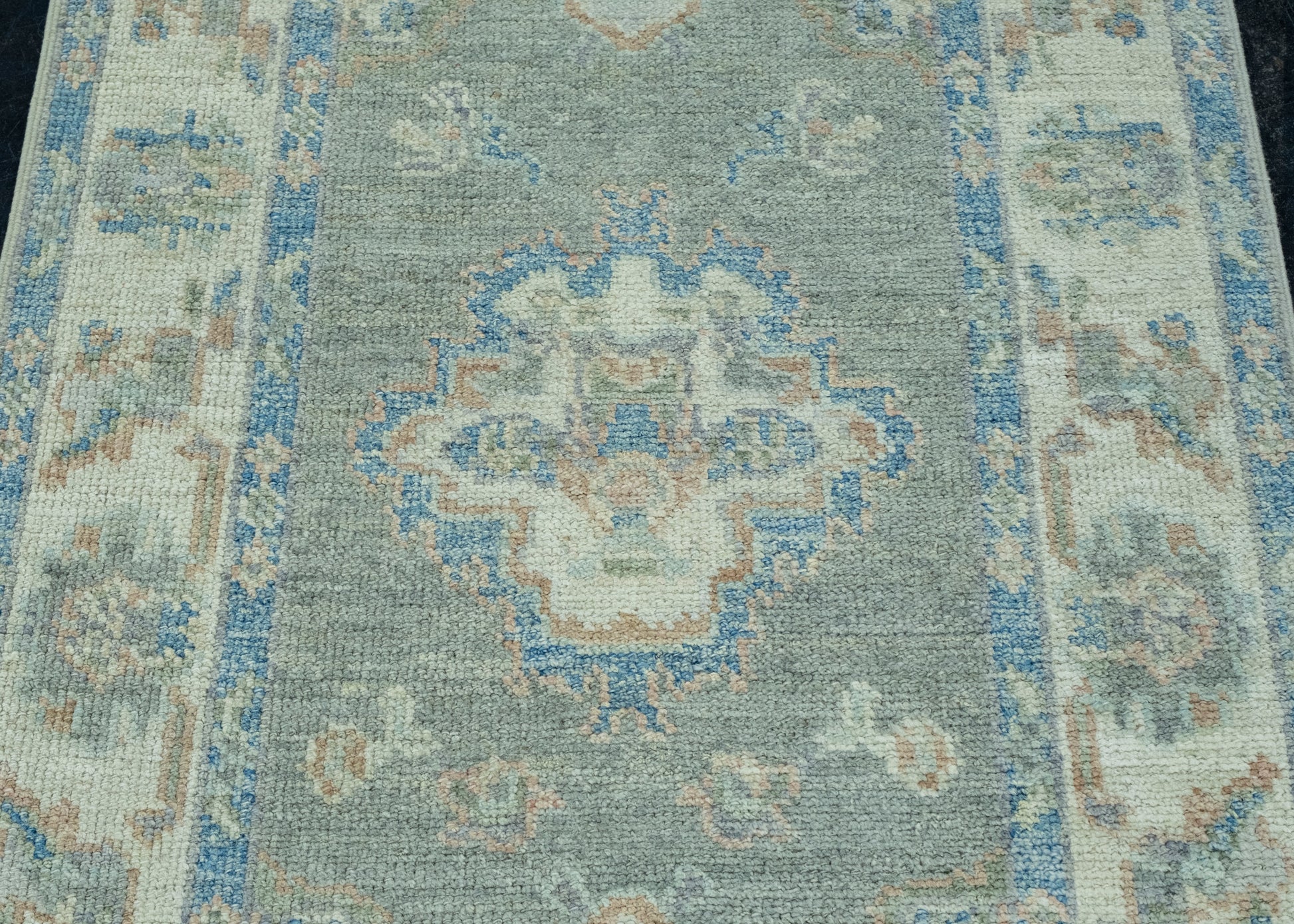 Turkish Oushak Runner Rug 2'10" x 16'1" #17746