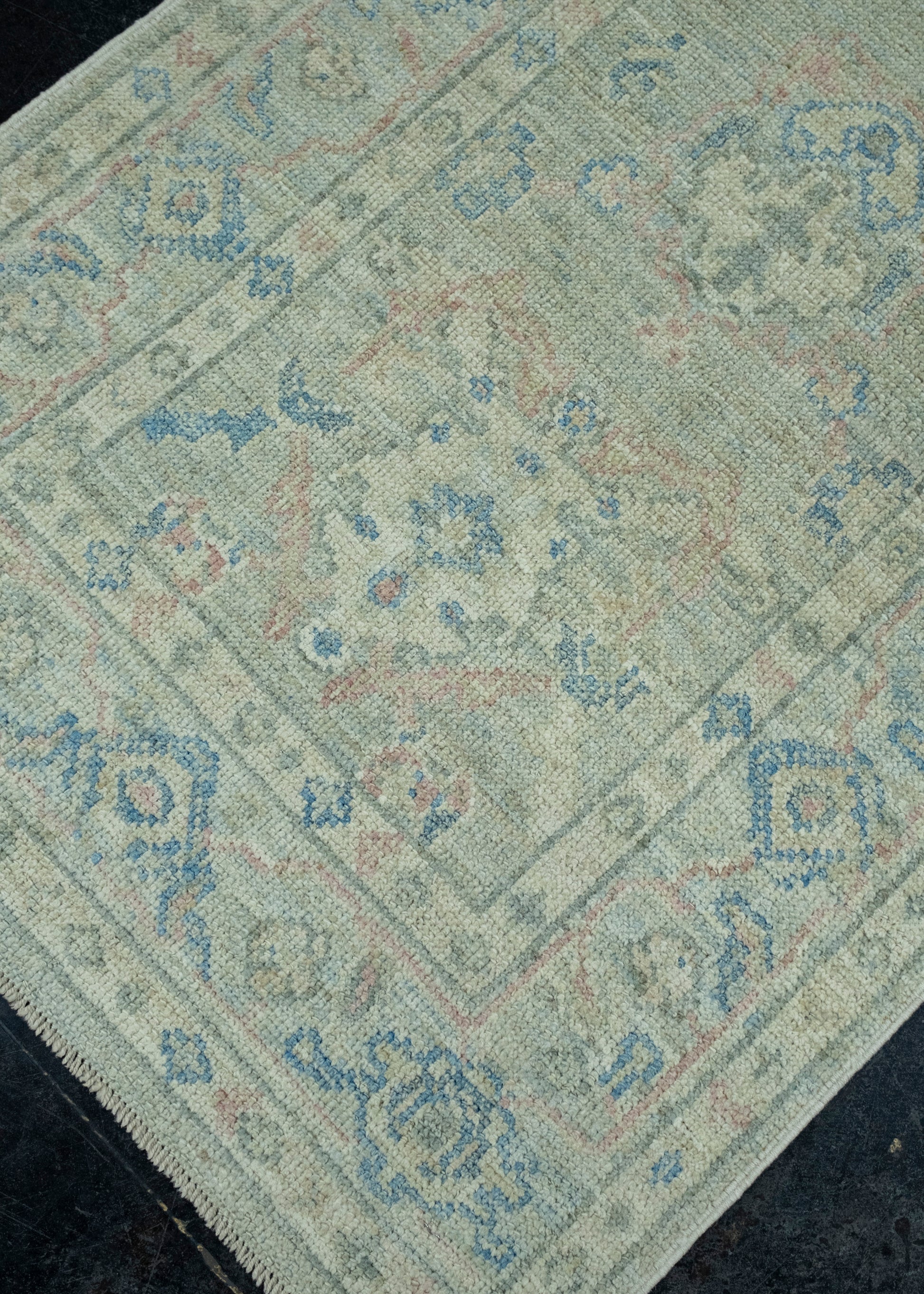 Turkish Oushak Runner Rug 2'10" x 16'3" #17817