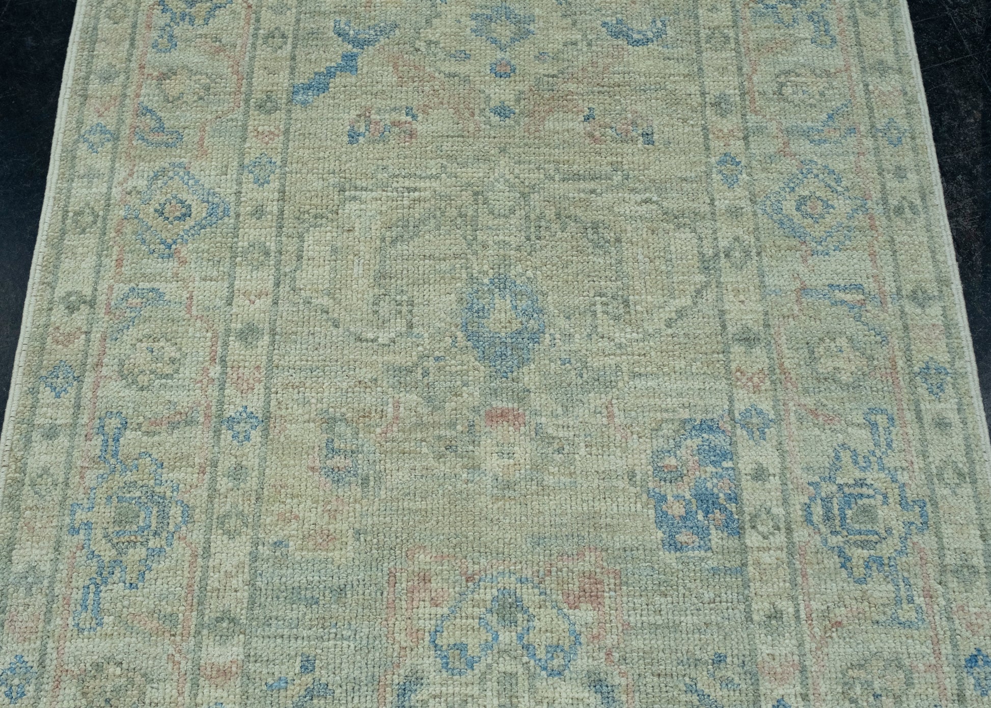 Turkish Oushak Runner Rug 2'10" x 16'3" #17817
