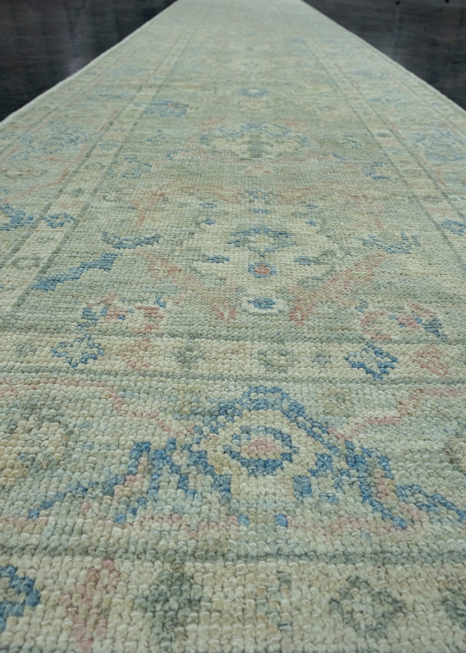 Turkish Oushak Runner Rug 2'10" x 16'3" #17817