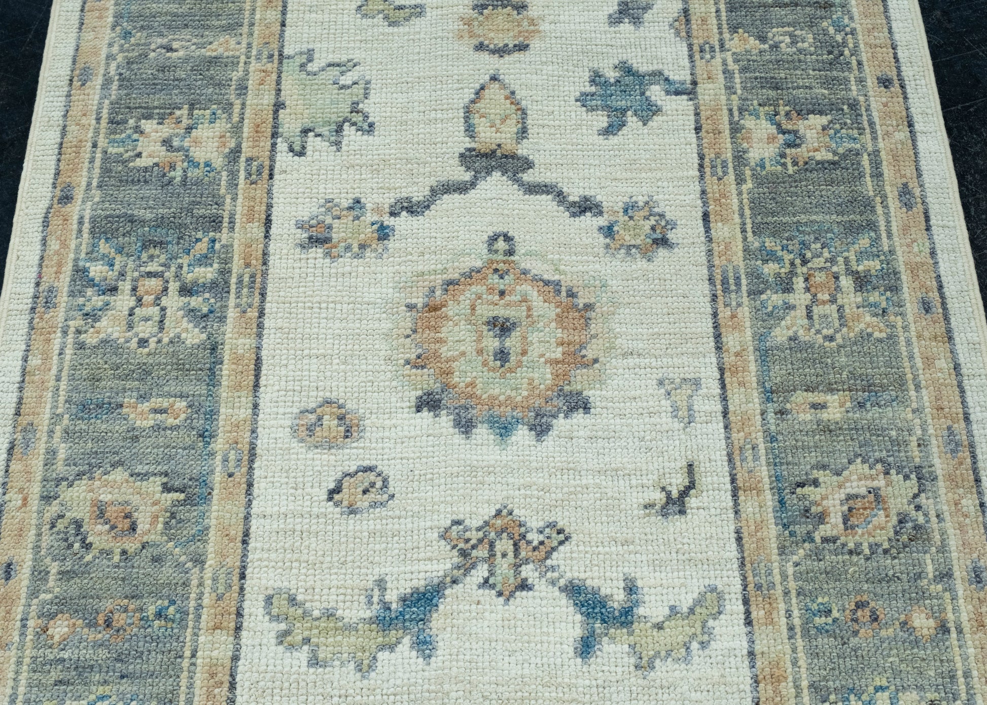 Turkish Oushak Runner Rug 2'10" x 16'3" #17907