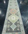 Turkish Oushak Runner Rug 2'10" x 18'8" #17229