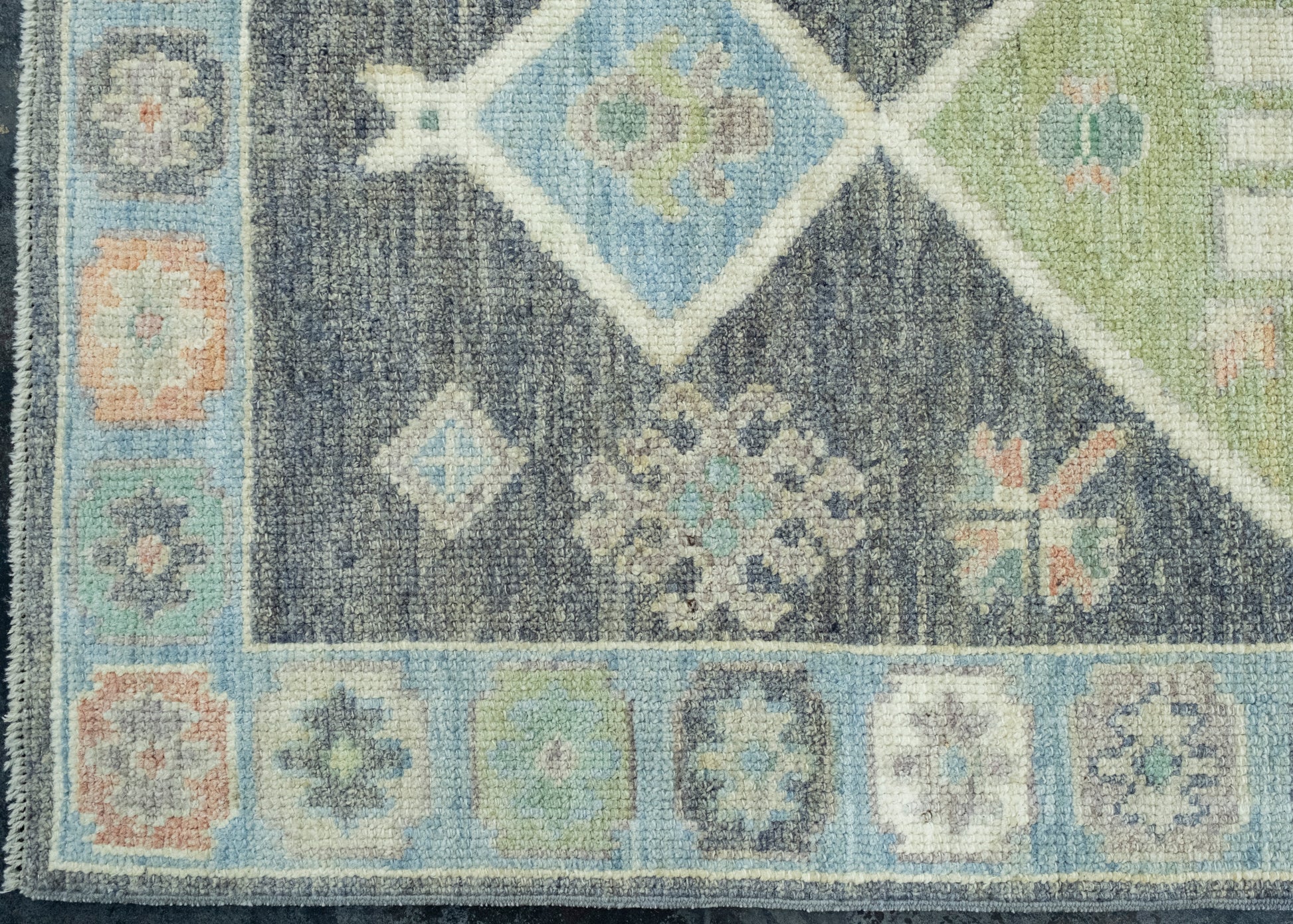 Turkish Oushak Runner Rug 2'10" x 18'8" #17229