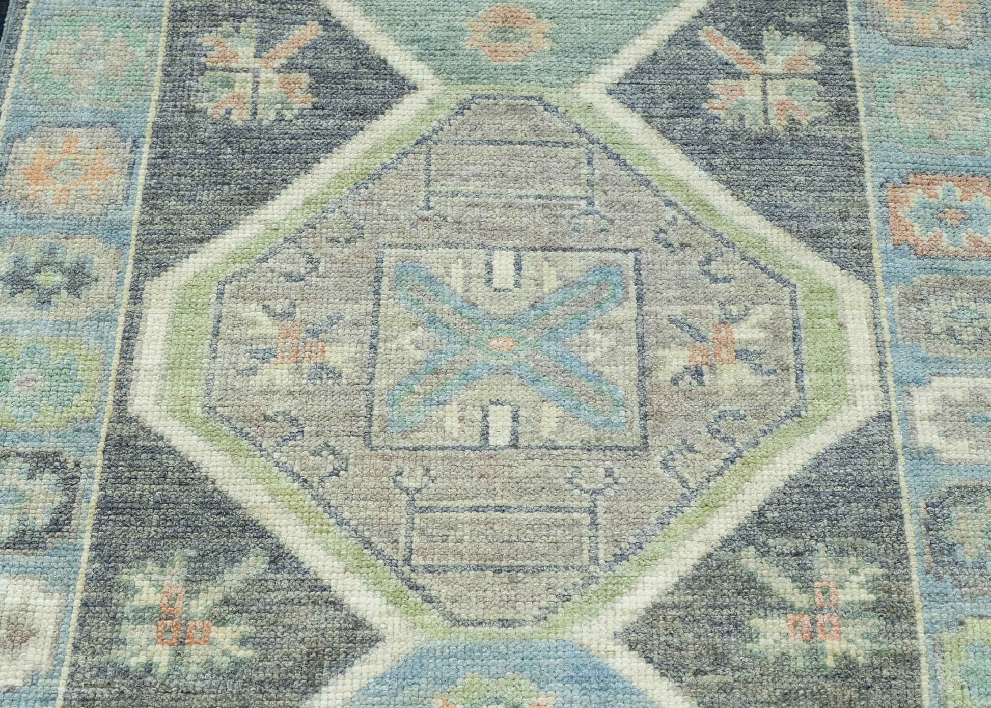Turkish Oushak Runner Rug 2'10" x 18'8" #17229