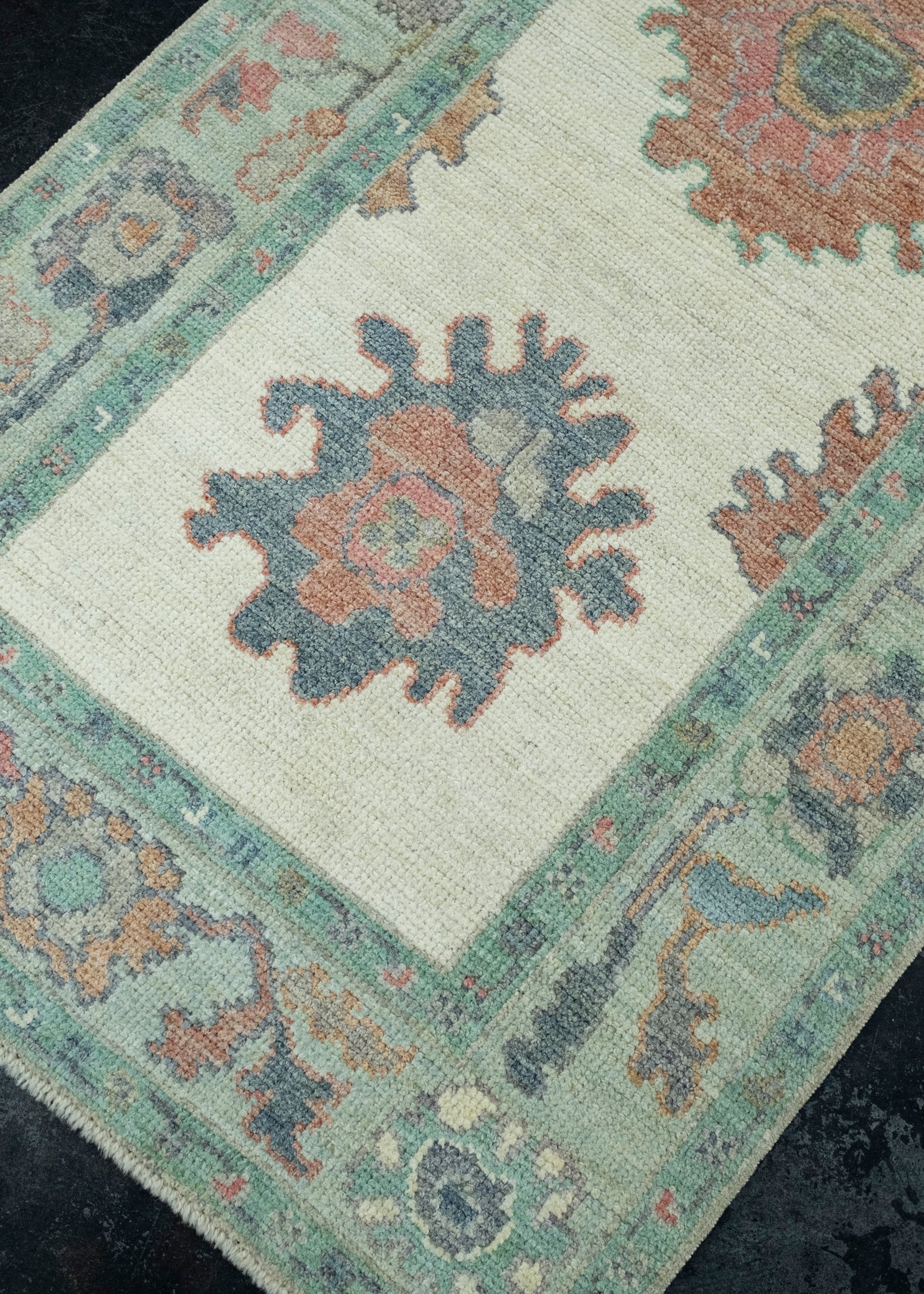 Turkish Oushak Runner Rug 2'10" x 18'9" #17405
