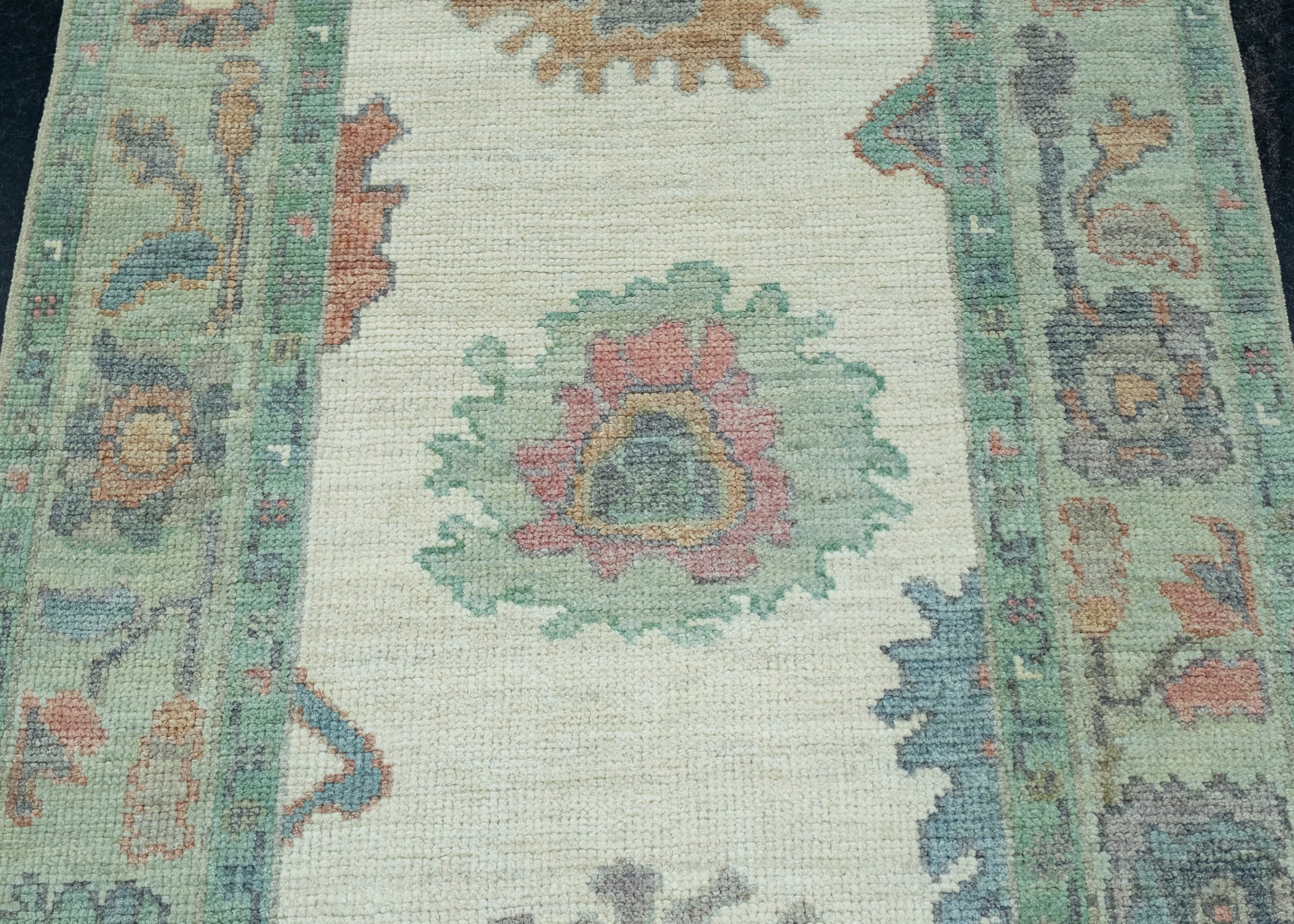 Turkish Oushak Runner Rug 2'10" x 18'9" #17405