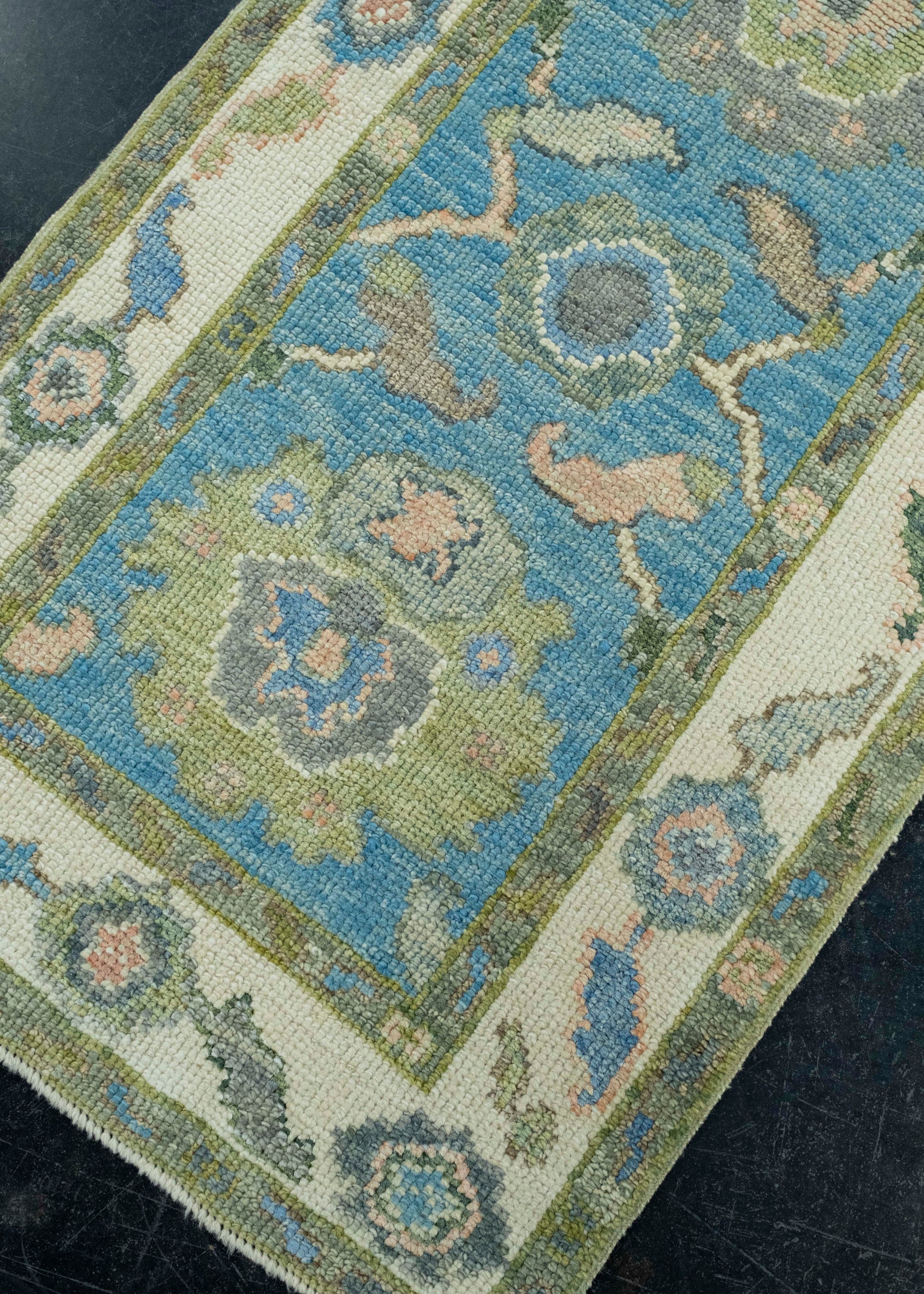 Turkish Oushak Runner Rug 2'2" x 5'11" #17171