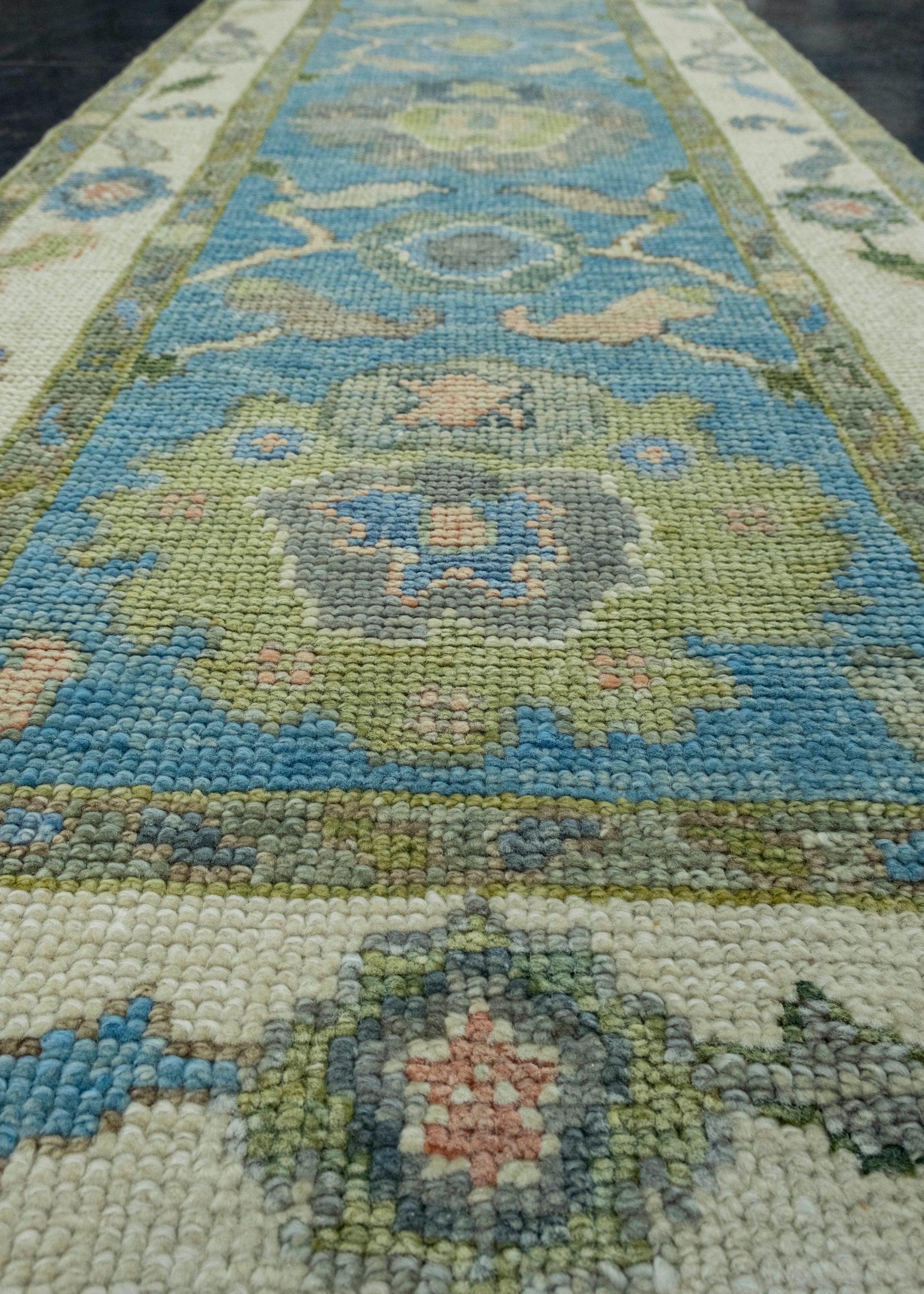 Turkish Oushak Runner Rug 2'2" x 5'11" #17171