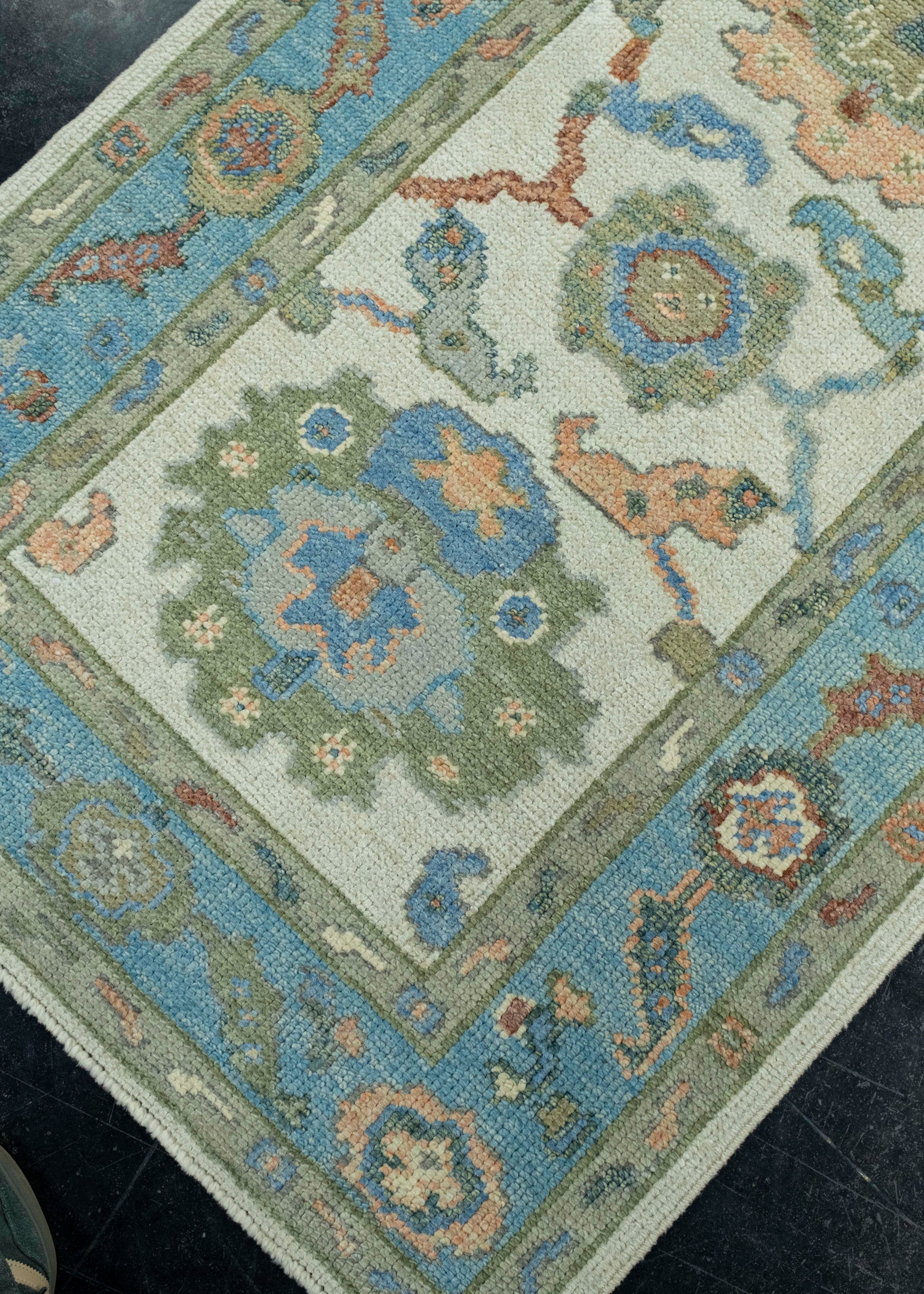Turkish Oushak Runner Rug 2'8" x 6'3" #17071