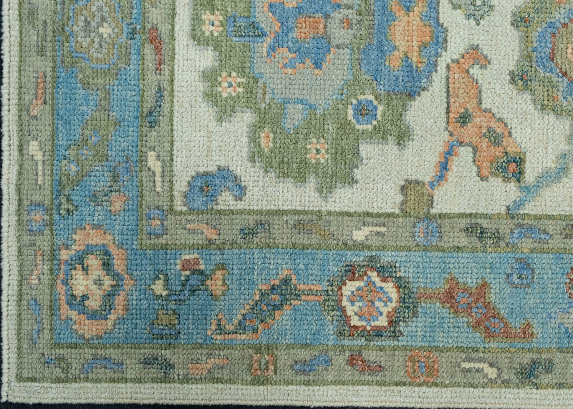 Turkish Oushak Runner Rug 2'8" x 6'3" #17071
