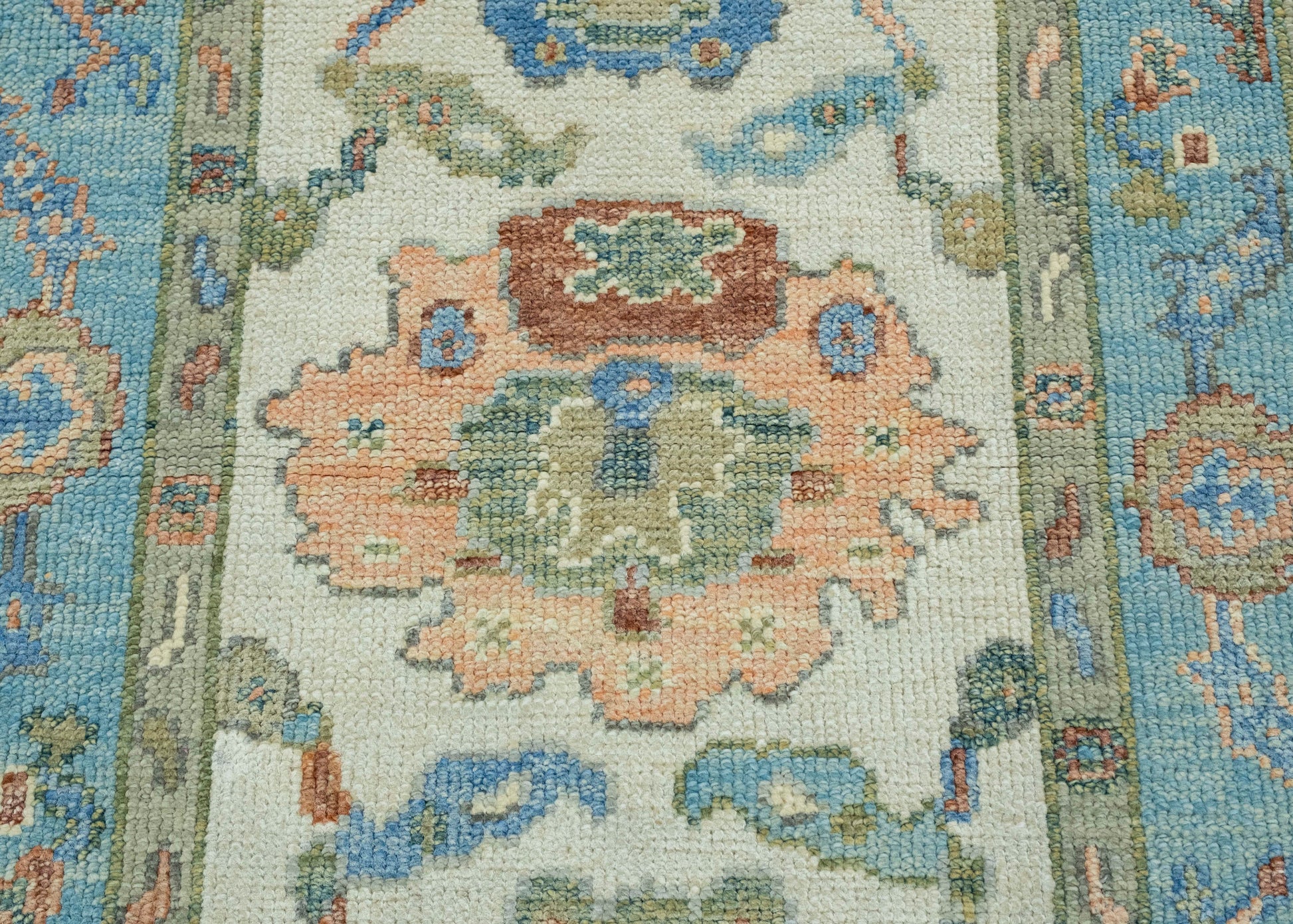 Turkish Oushak Runner Rug 2'8" x 6'3" #17071