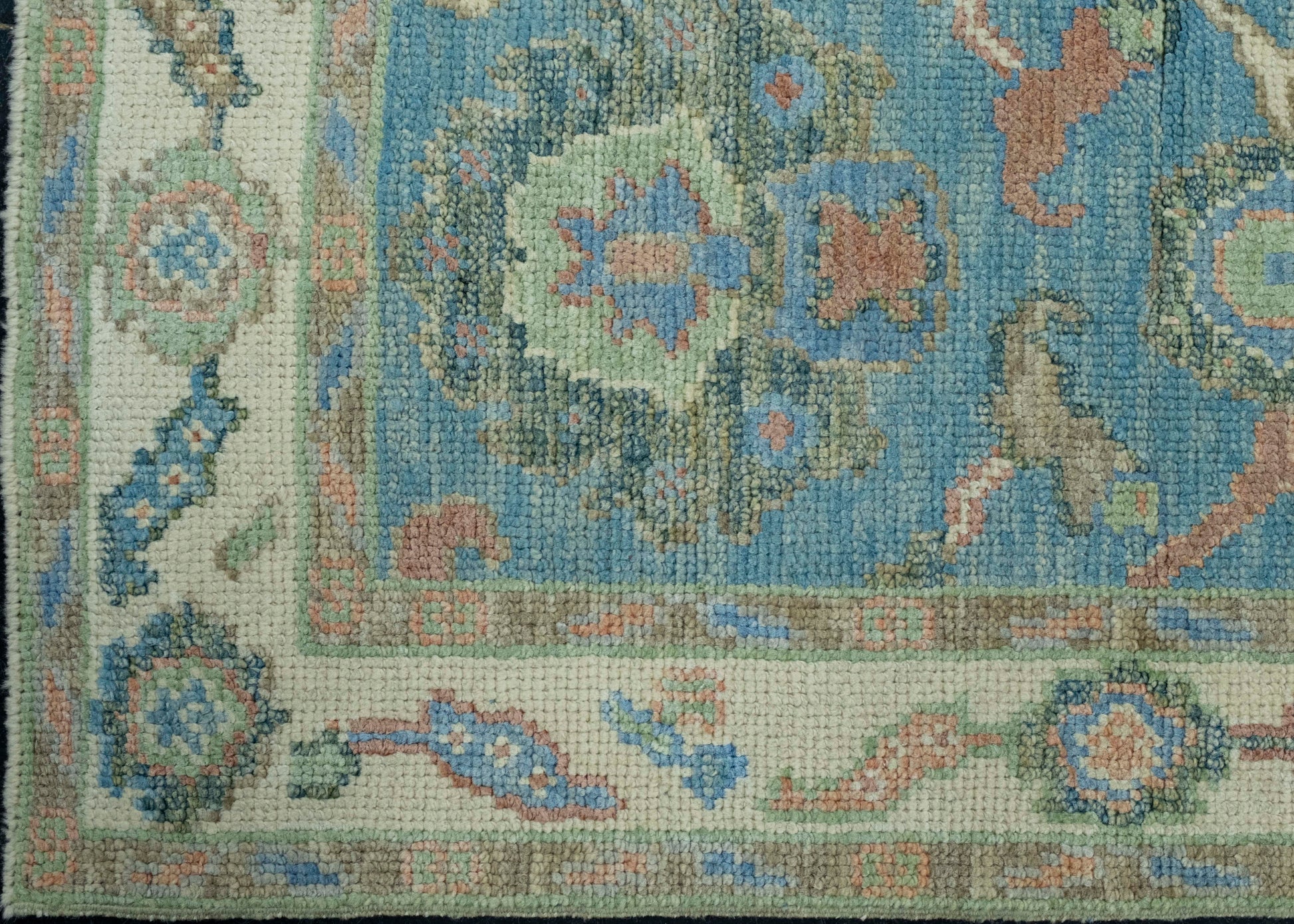 Turkish Oushak Runner Rug 2'2" x 8'3" #17166