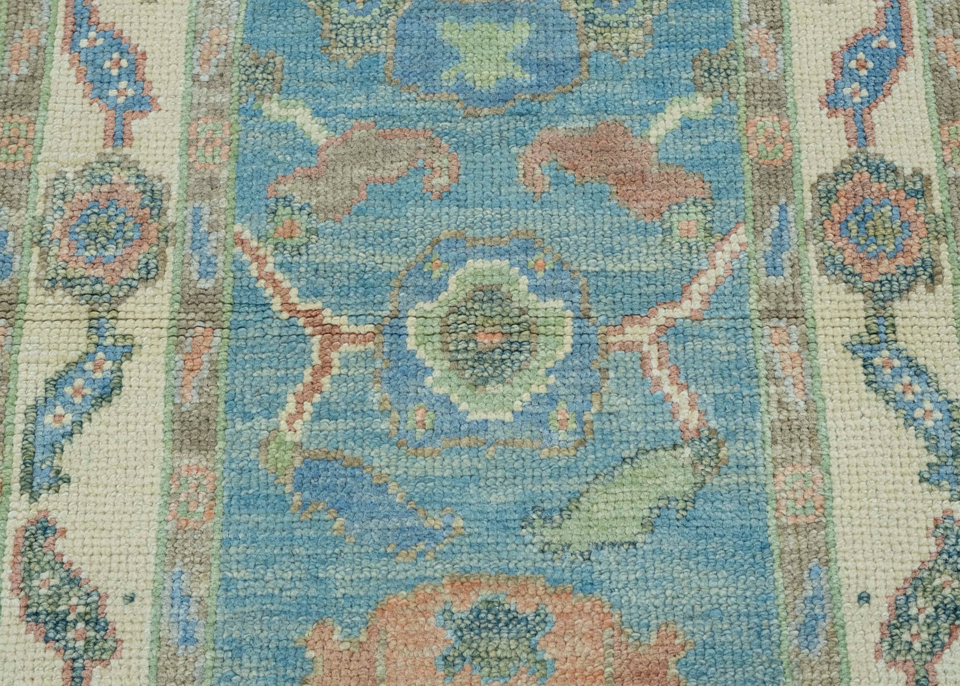 Turkish Oushak Runner Rug 2'2" x 8'3" #17166