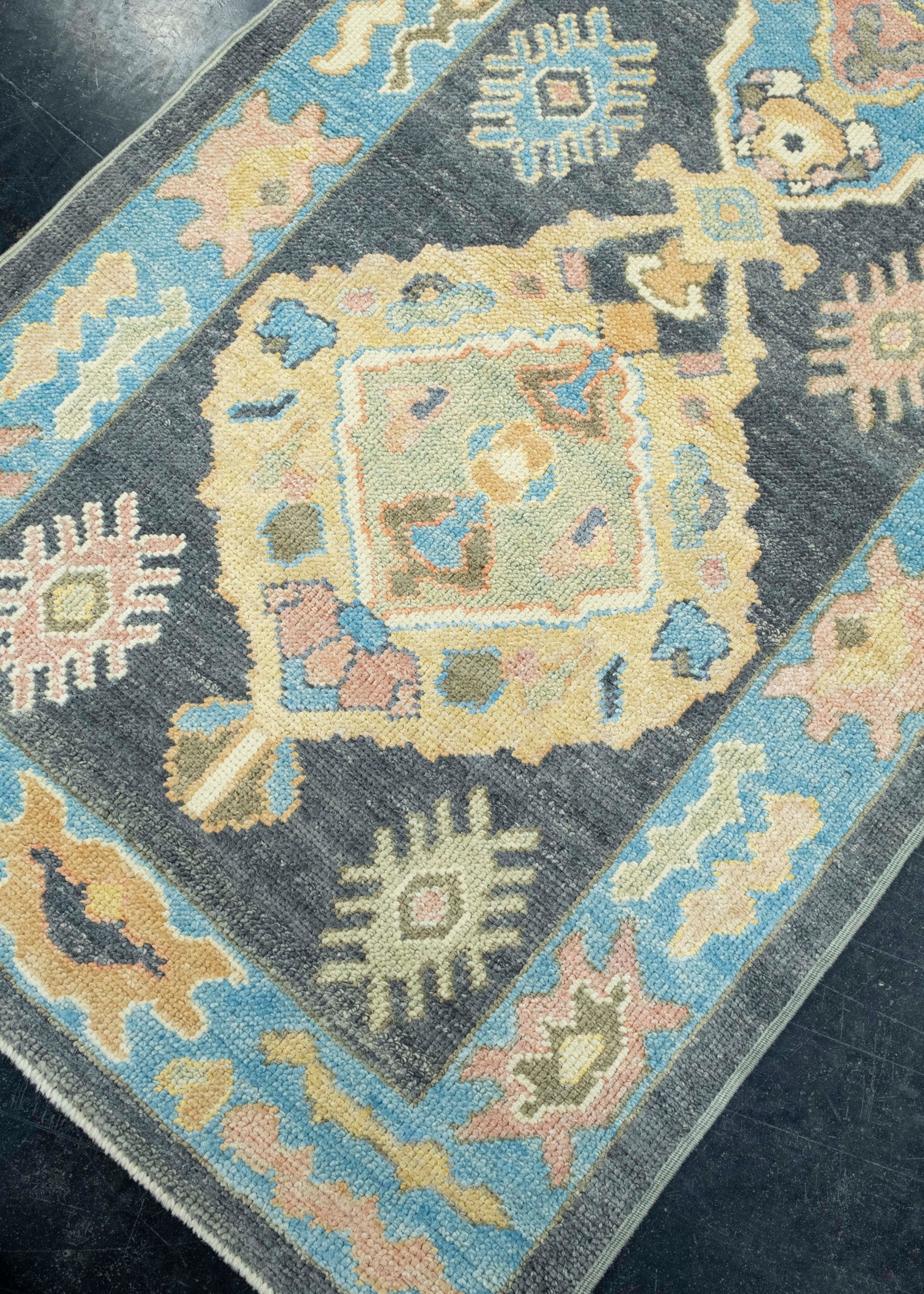 Turkish Oushak Runner Rug 3' x 8'5" #17186