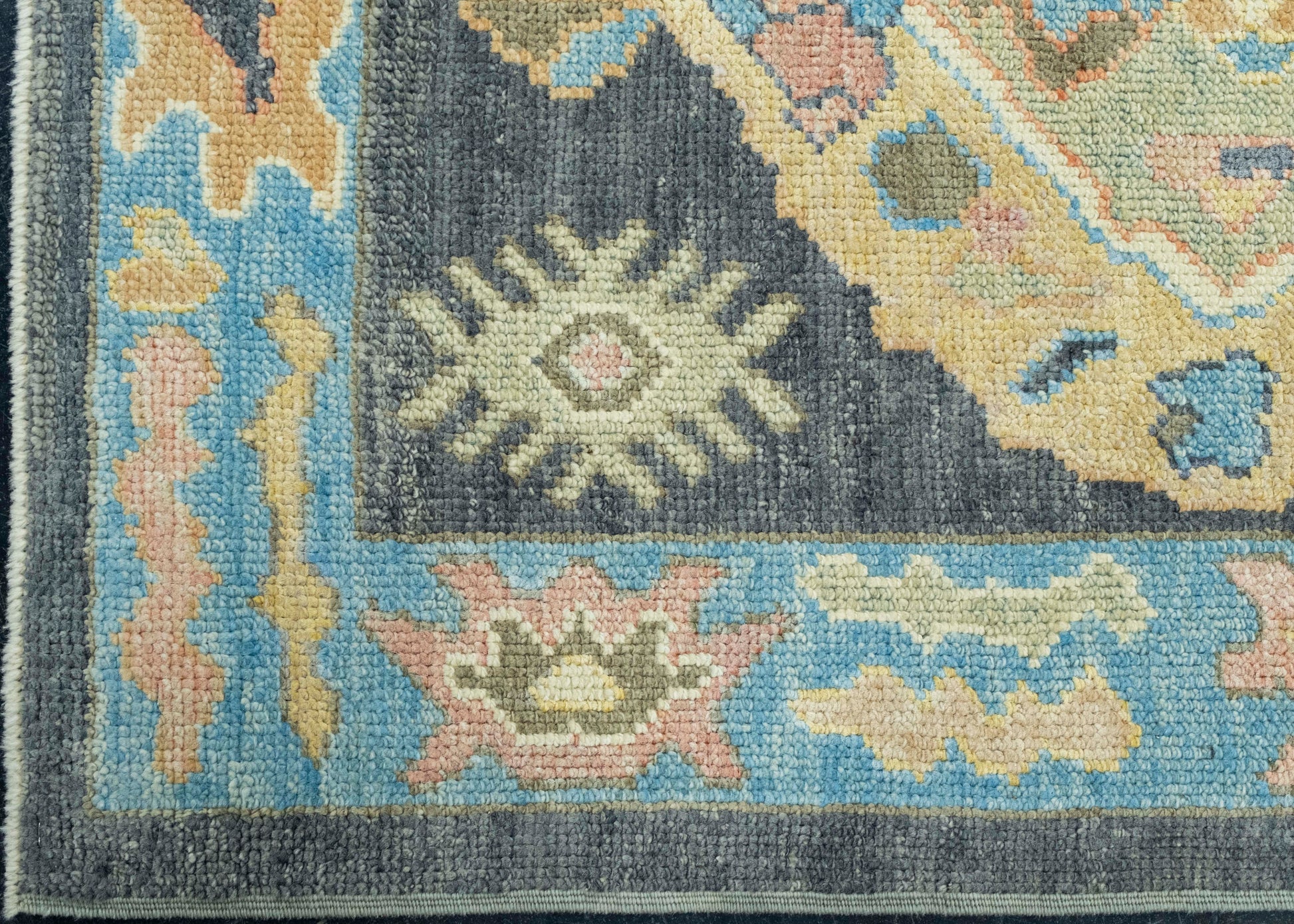 Turkish Oushak Runner Rug 3' x 8'5" #17186