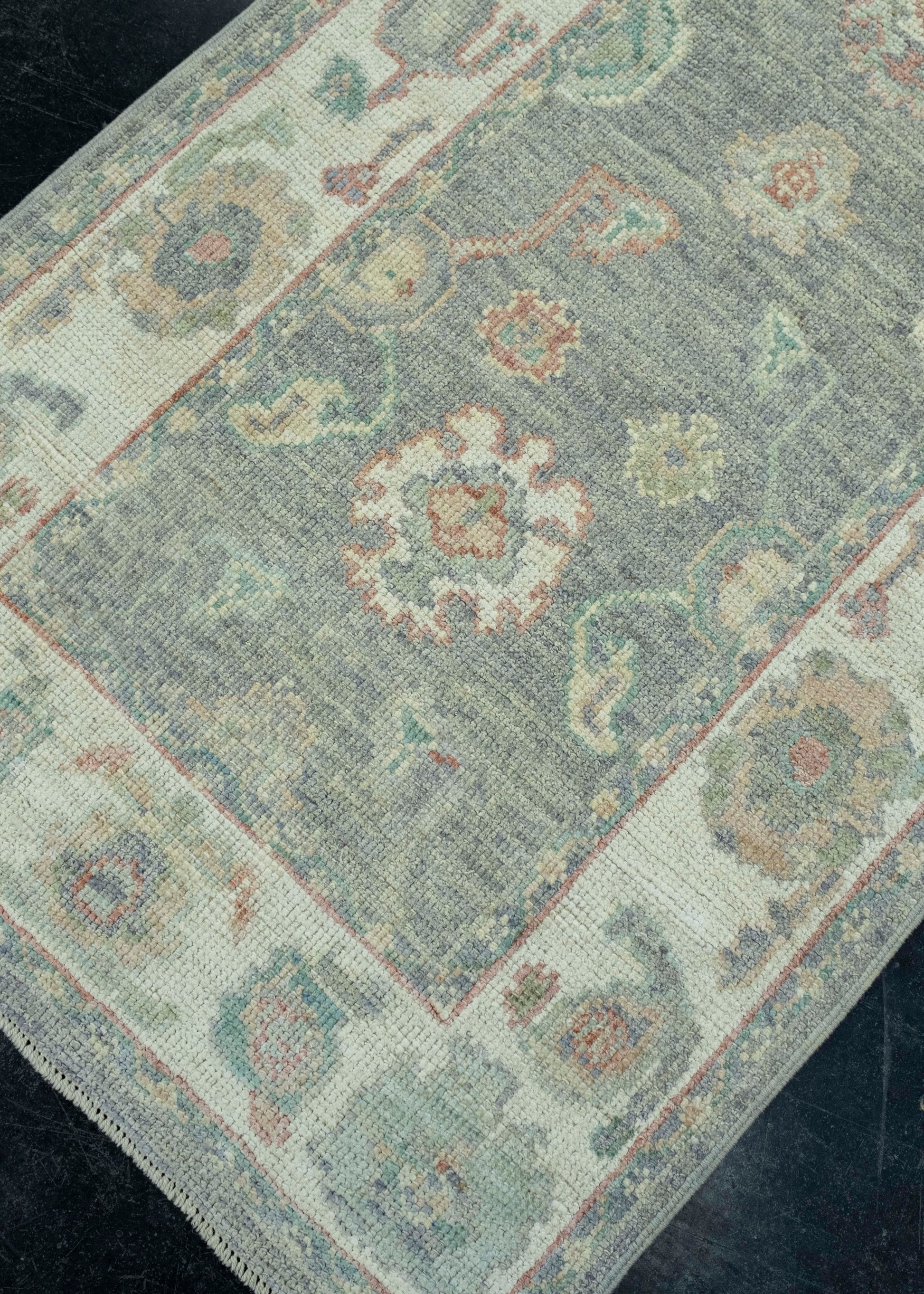 Turkish Oushak Runner Rug 2'10" x 10' #17962