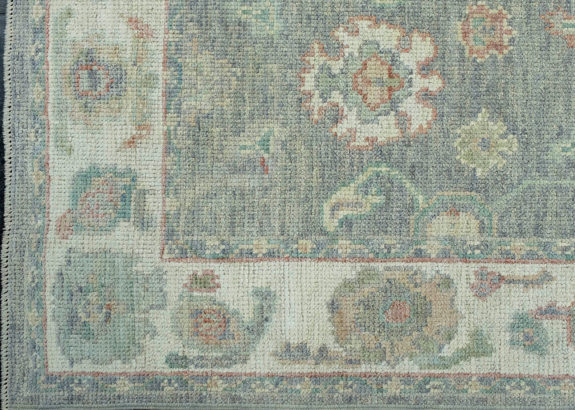 Turkish Oushak Runner Rug 2'10" x 10' #17962