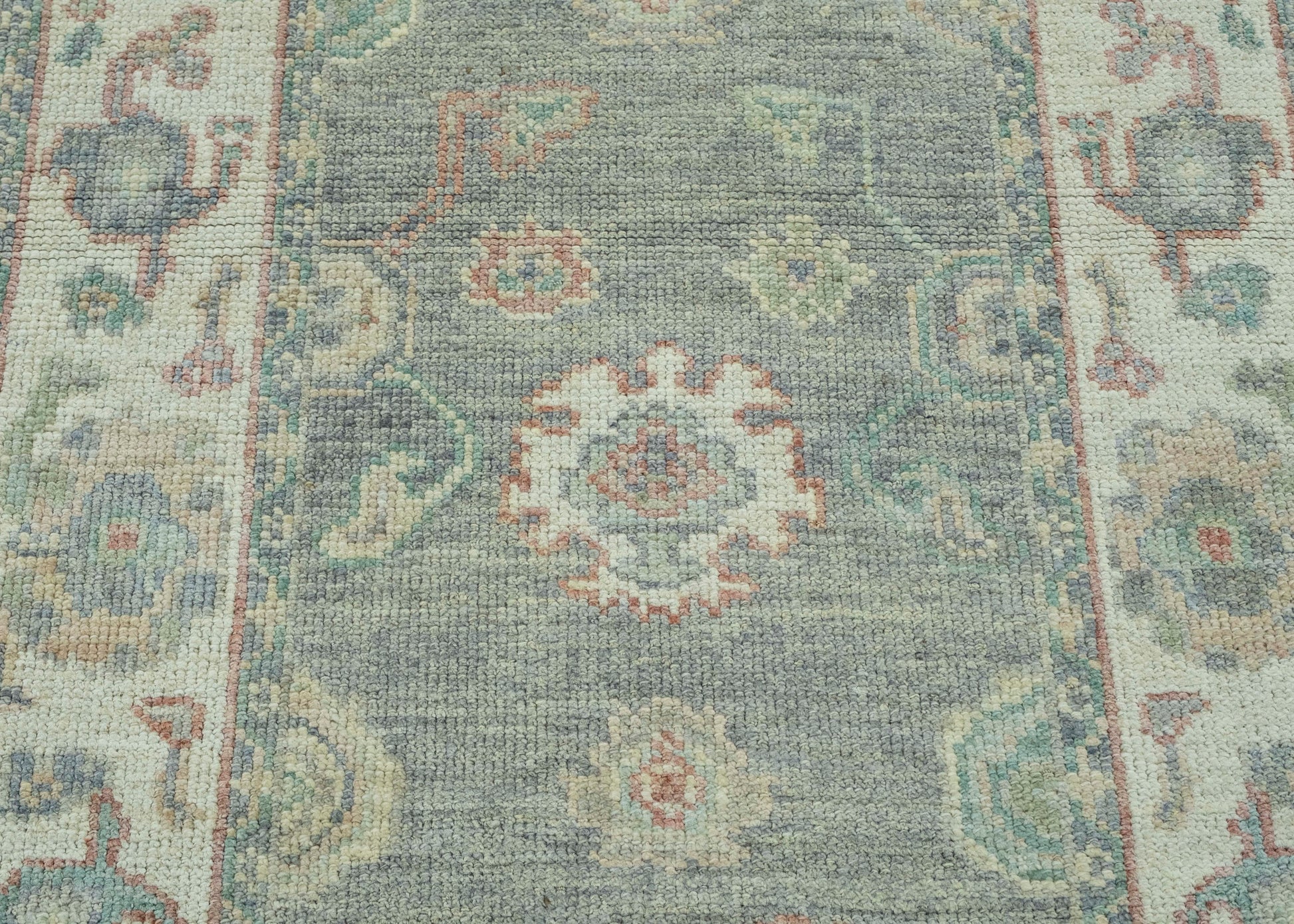 Turkish Oushak Runner Rug 2'10" x 10' #17962