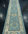 Turkish Oushak Runner Rug 2'11" x 13'2" #17192