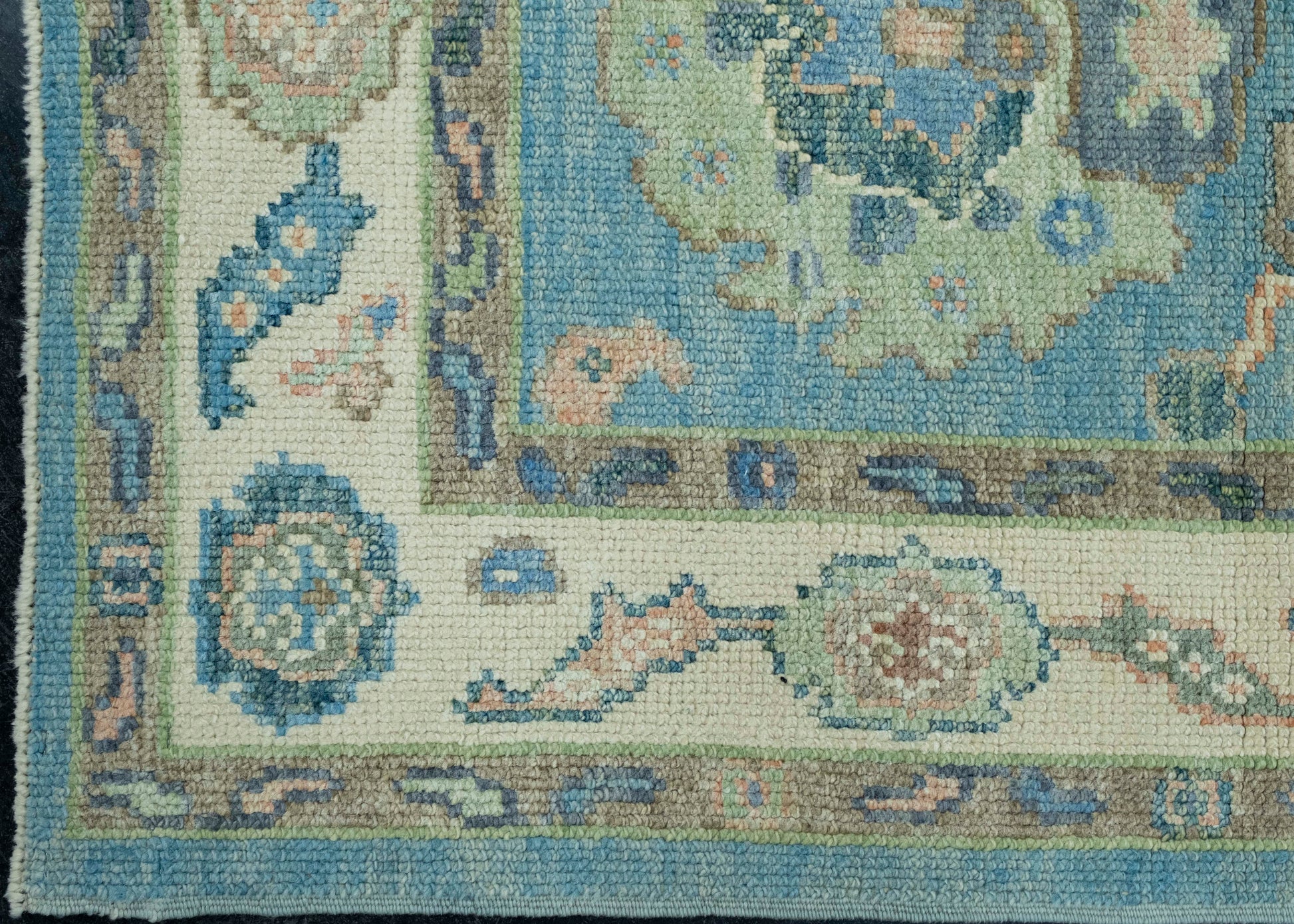 Turkish Oushak Runner Rug 2'11" x 13'2" #17192