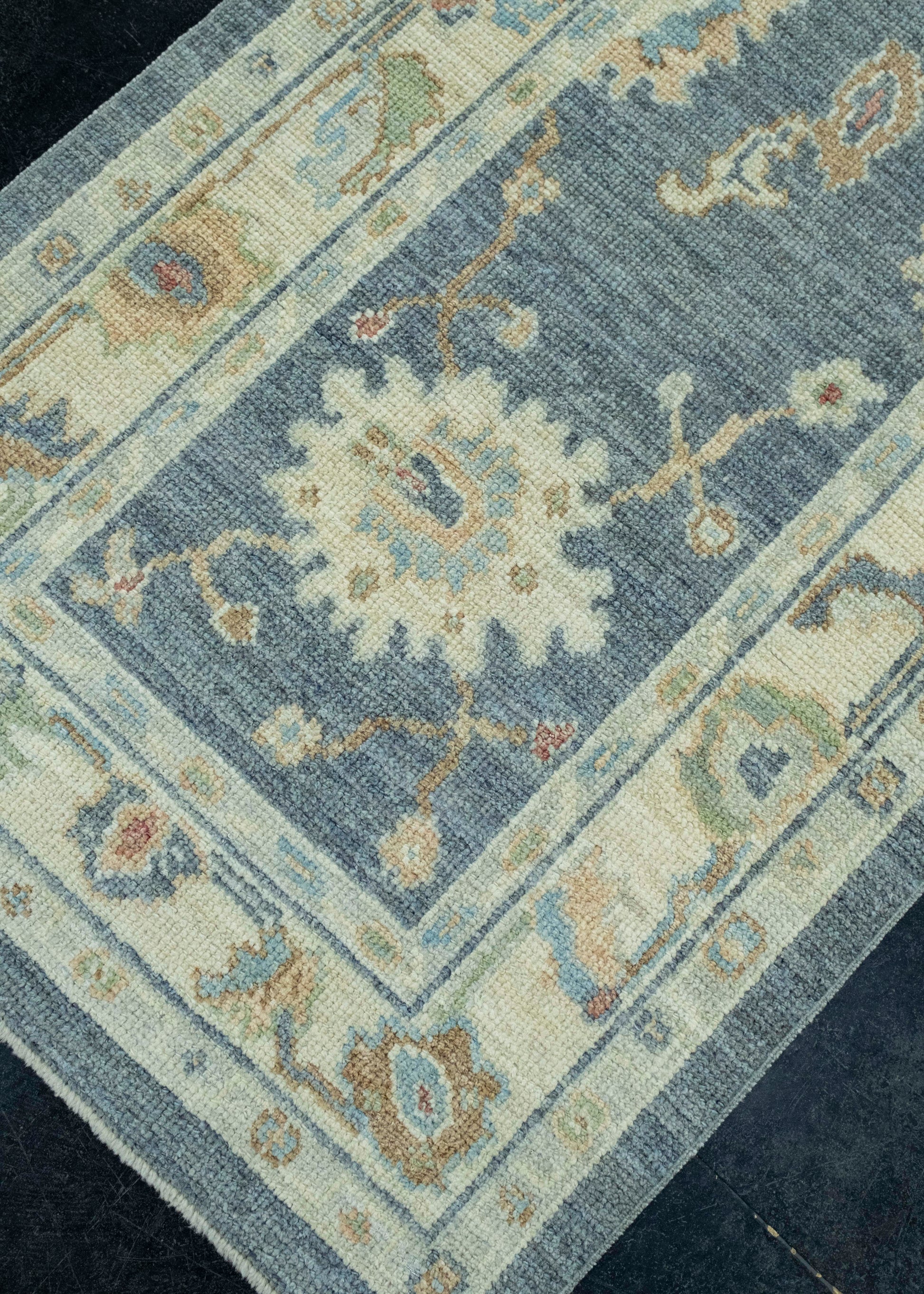 Turkish Oushak Runner Rug 2'8" x 12'1" #17286
