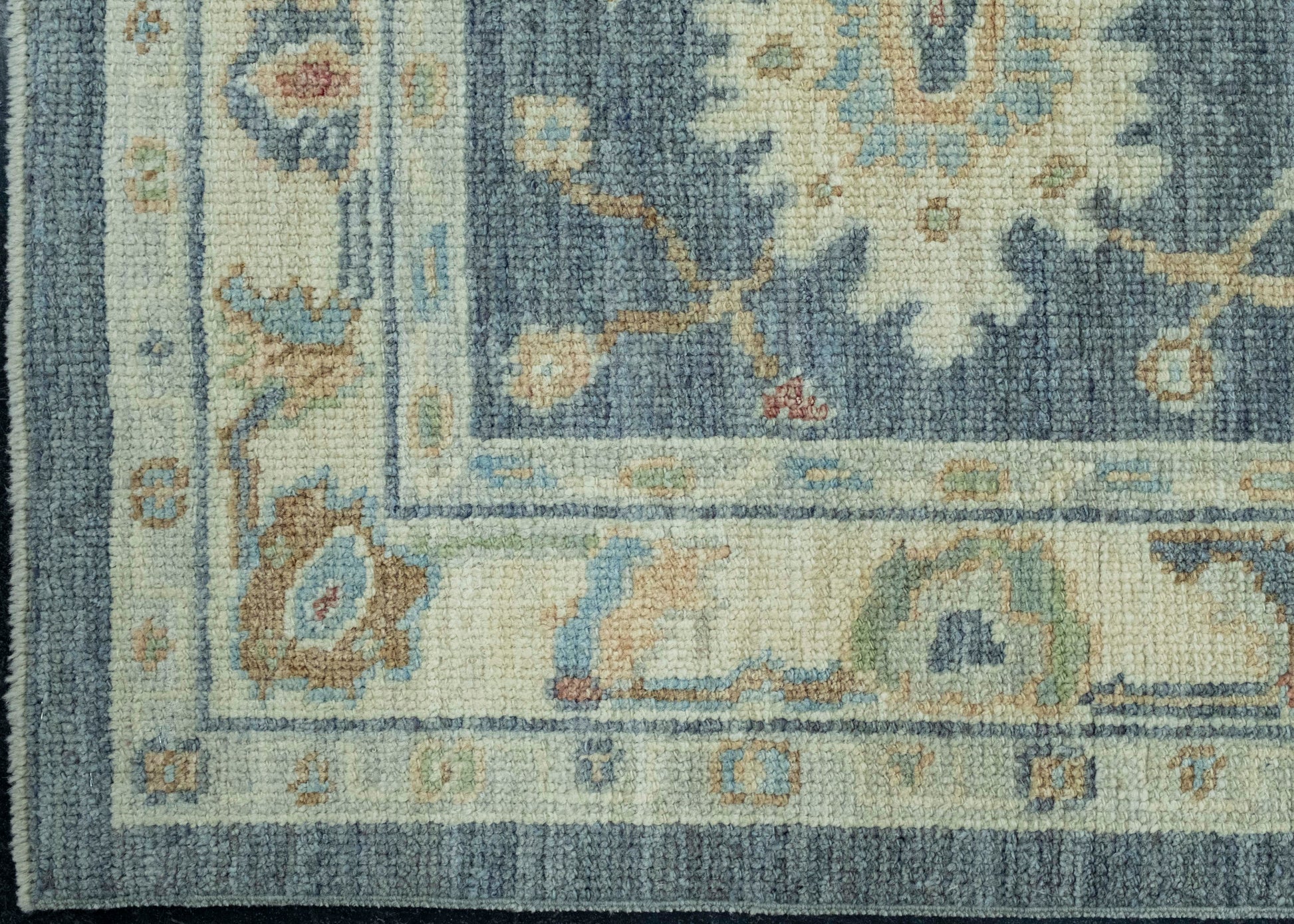 Turkish Oushak Runner Rug 2'8" x 12'1" #17286