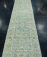 Turkish Oushak Runner Rug 2'10" x 14'2" #17909