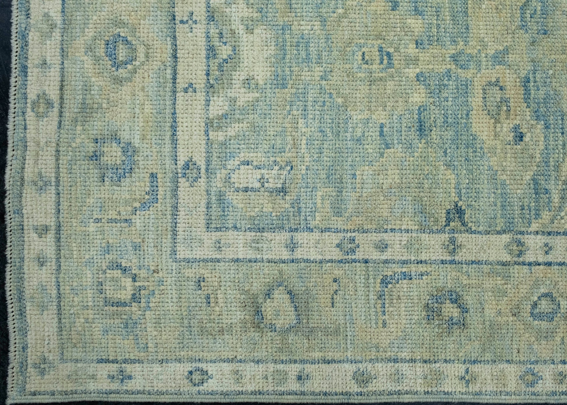 Turkish Oushak Runner Rug 2'10" x 14'2" #17909