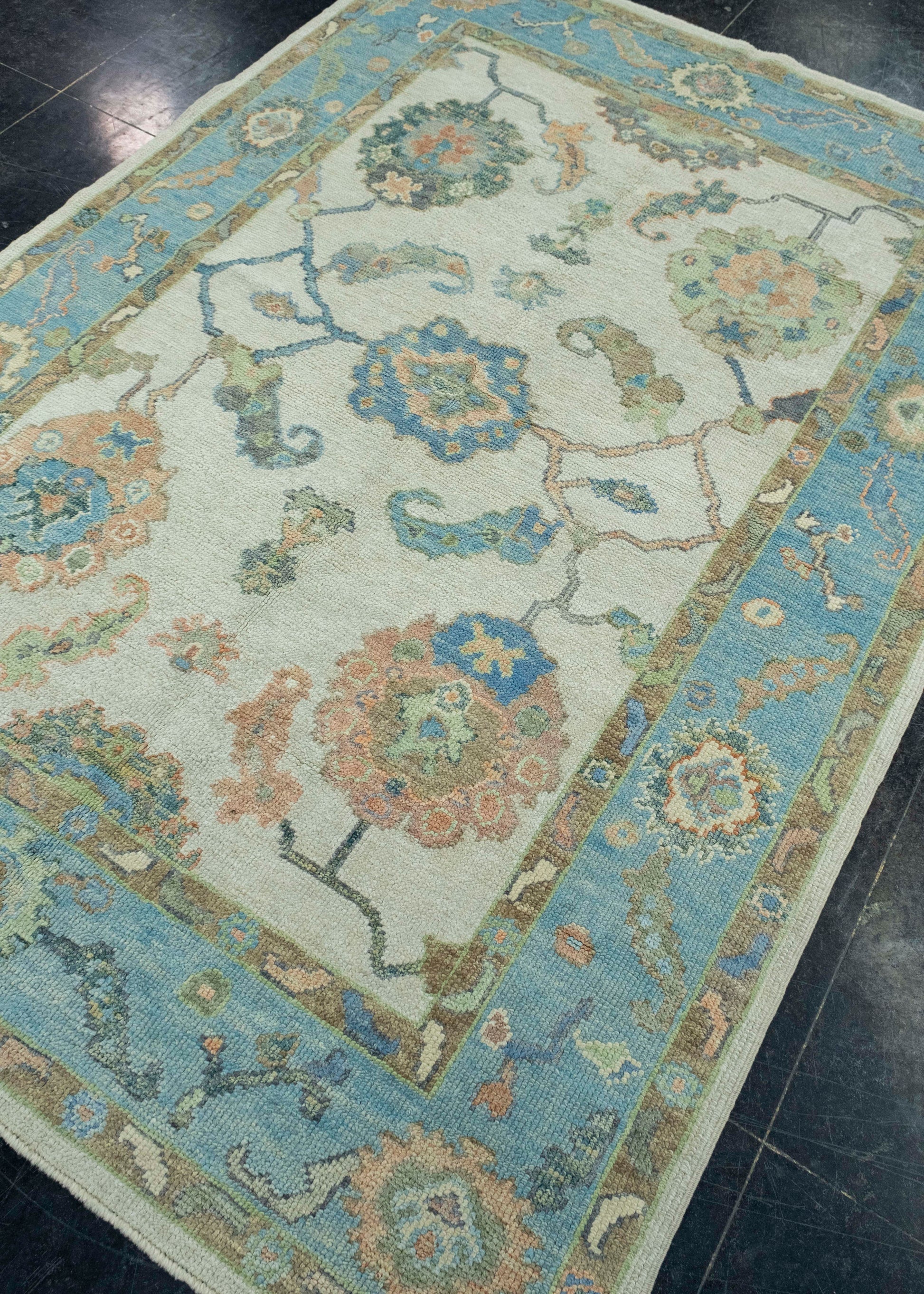 Turkish Oushak Rug 5'1" x 7'3" #17209